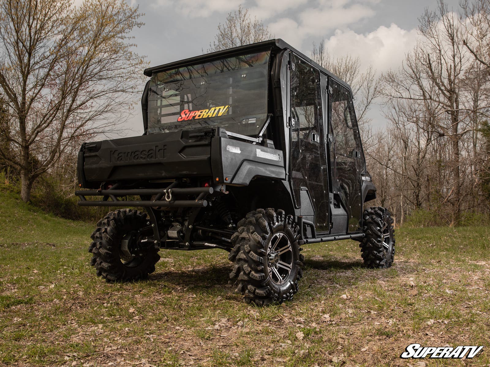 Photo of SuperATV Kawasaki Mule Pro-FXT Heavy-Duty Nerf Bars by SuperATV - Premium Nerf Bars for UTVs / Side by Sides