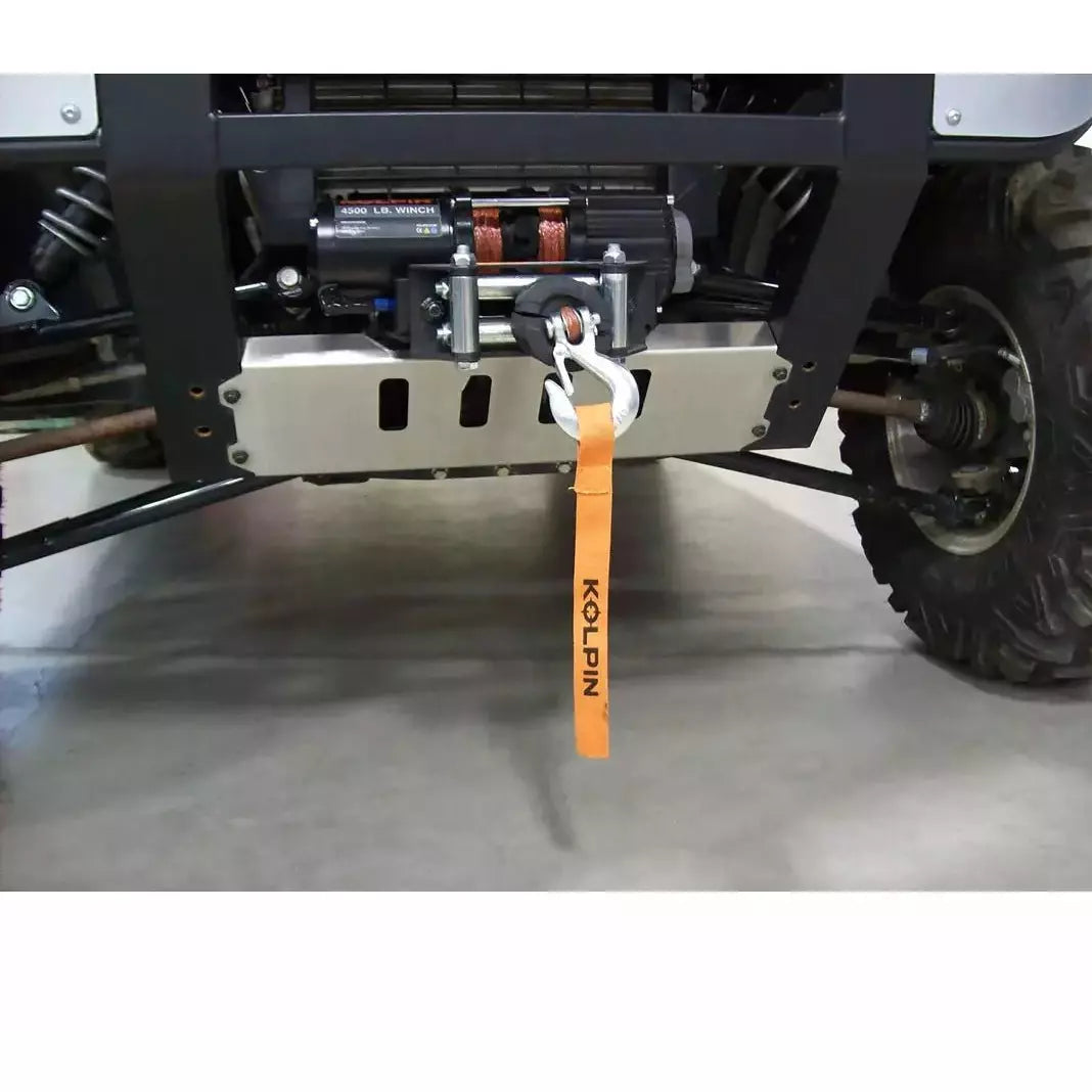 Photo of Kawasaki Mule Pro FX / FXT Quick Mount Winch 4500 lb Synthetic Rope by Kolpin - Premium Winches & Winch Mounts for UTVs / Side by Sides
