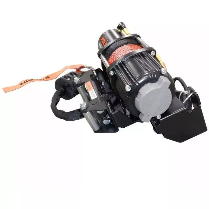 Photo of Kawasaki Mule Pro FX / FXT Quick Mount Winch 4500 lb Synthetic Rope by Kolpin - Premium Winches & Winch Mounts for UTVs / Side by Sides