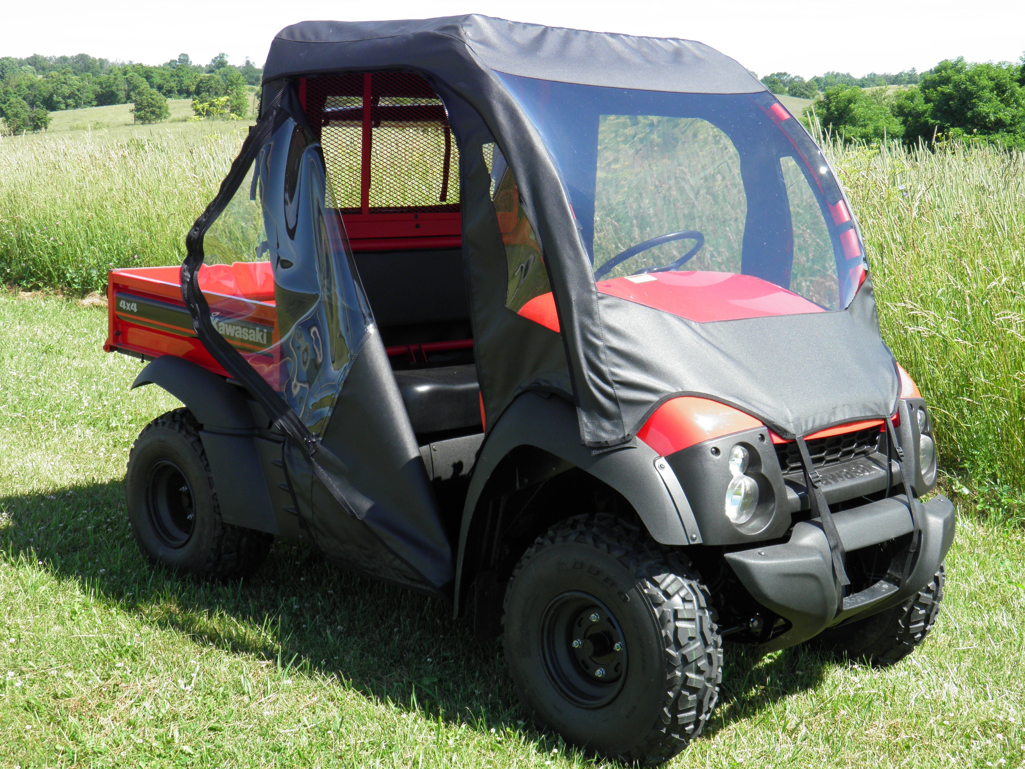 Photo of Kawasaki Mule SX - Full Cab Enclosure with Vinyl Windshield by 3 Star UTV - Premium Enclosures for UTVs / Side by Sides