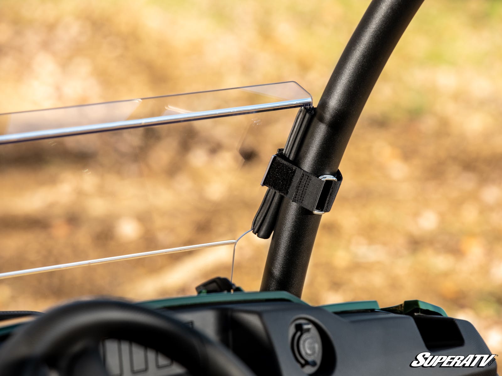 Photo of SuperATV Kawasaki Mule SX Half Windshield by SuperATV - Premium Windshields for UTVs / Side by Sides