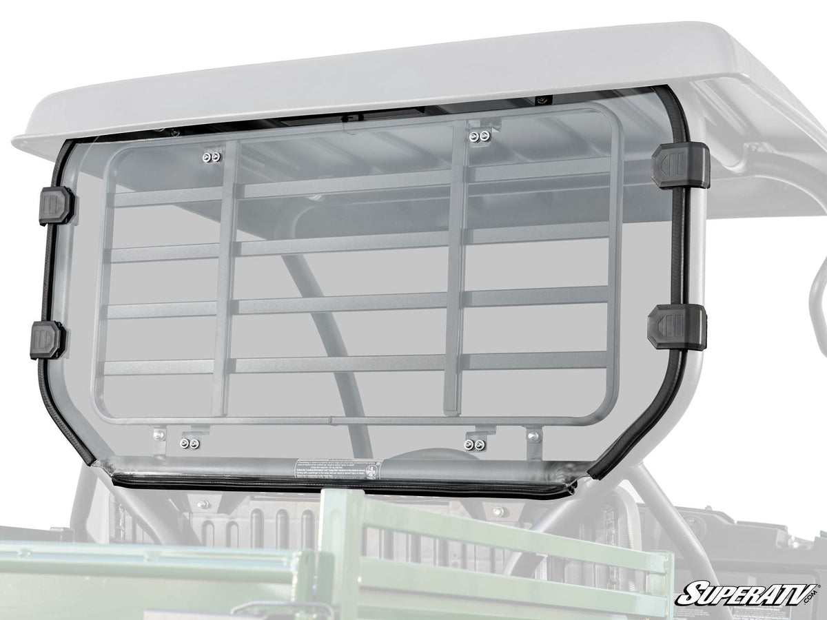 Photo of SuperATV Kawasaki Mule SX Rear Windshield by SuperATV - Premium Windshields for UTVs / Side by Sides