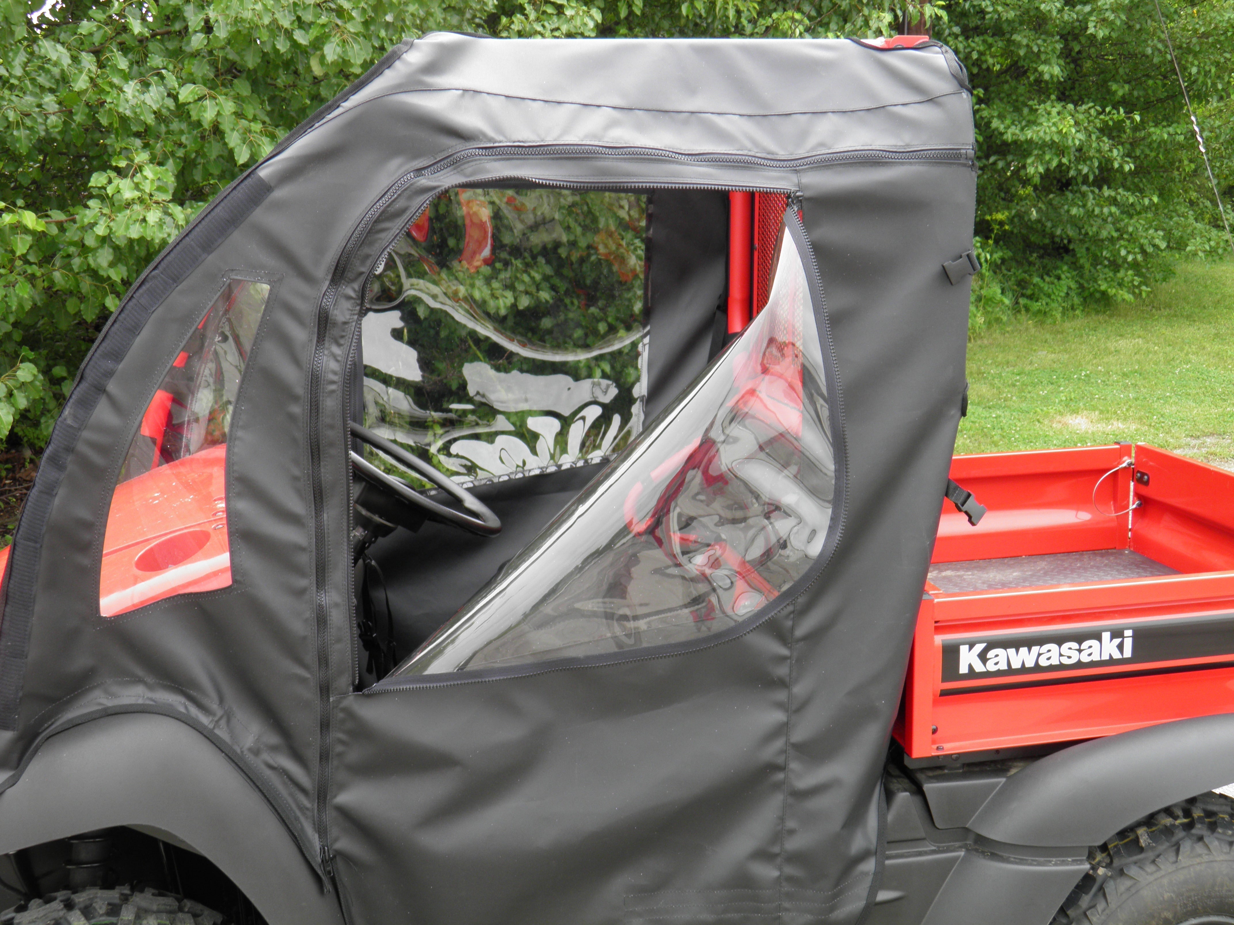 Photo of Kawasaki Mule SX - Soft Doors by 3 Star UTV - Premium Enclosures for UTVs / Side by Sides