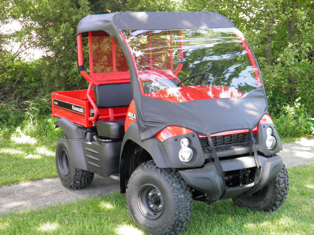 Photo of Kawasaki Mule SX - Vinyl Windshield/Top Combo by 3 Star UTV - Premium Enclosures for UTVs / Side by Sides