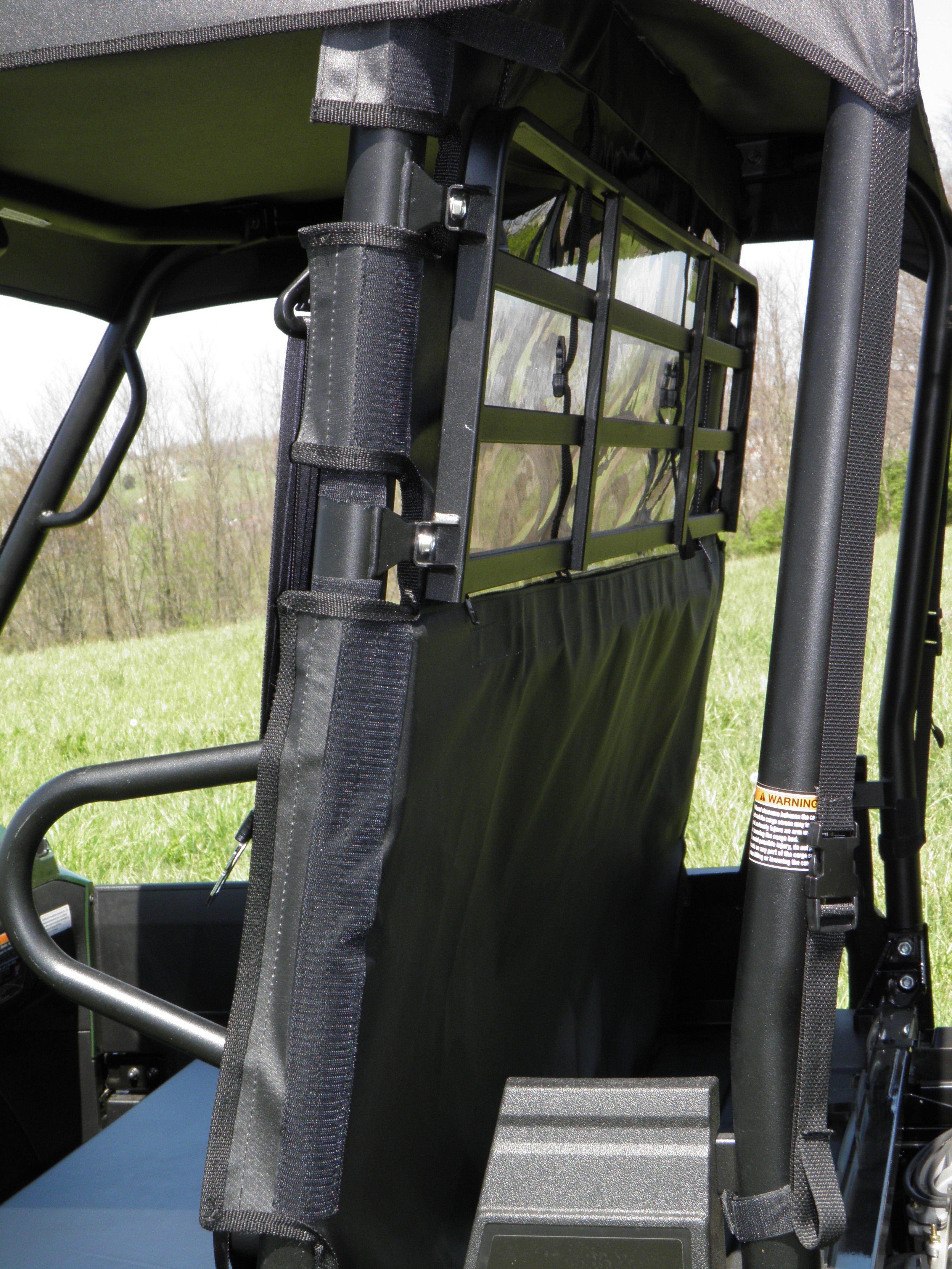 Photo of Kawasaki Pro FX - Soft Back Panel by 3 Star UTV - Premium Enclosures for UTVs / Side by Sides