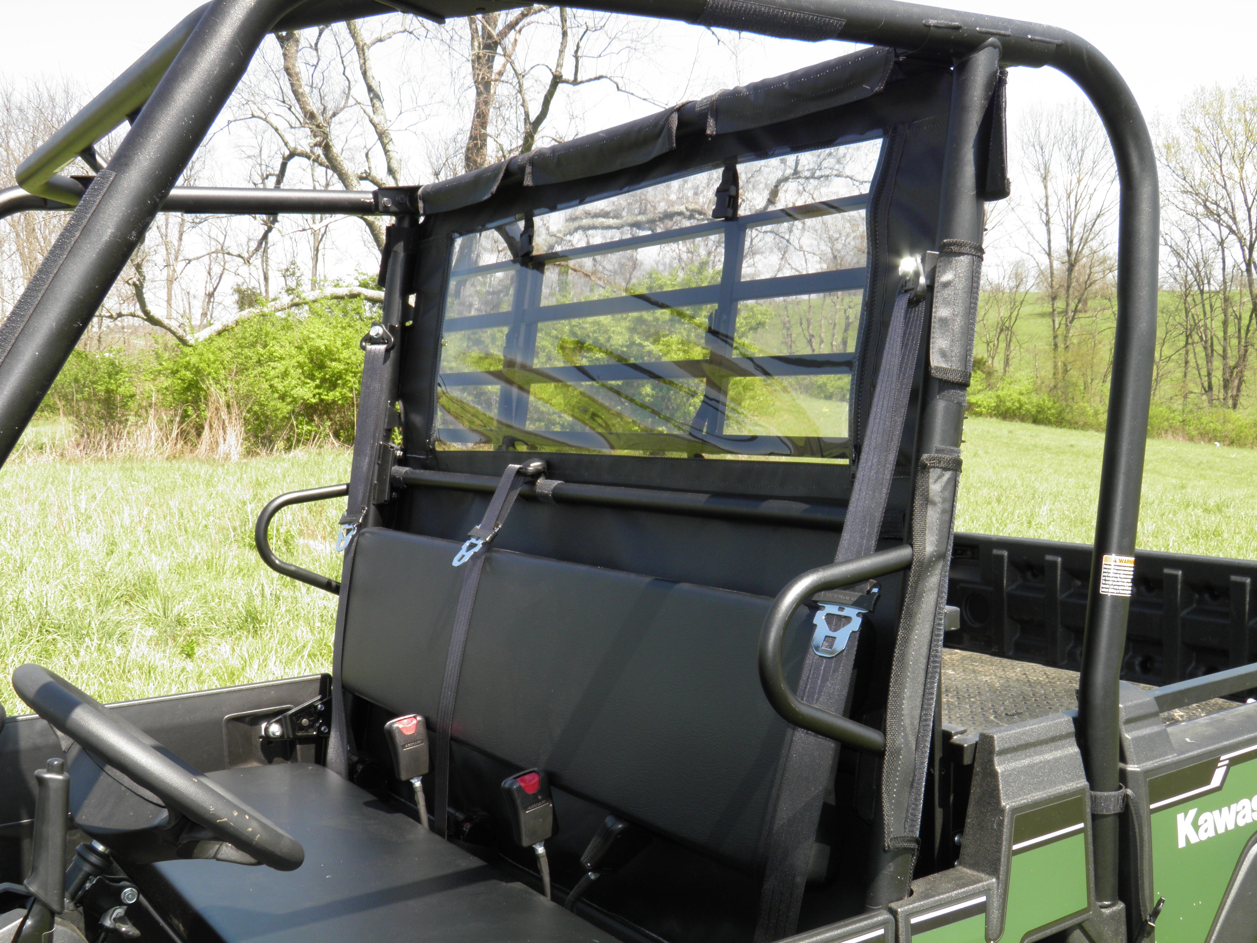 Photo of Kawasaki Pro FX - Soft Back Panel by 3 Star UTV - Premium Enclosures for UTVs / Side by Sides