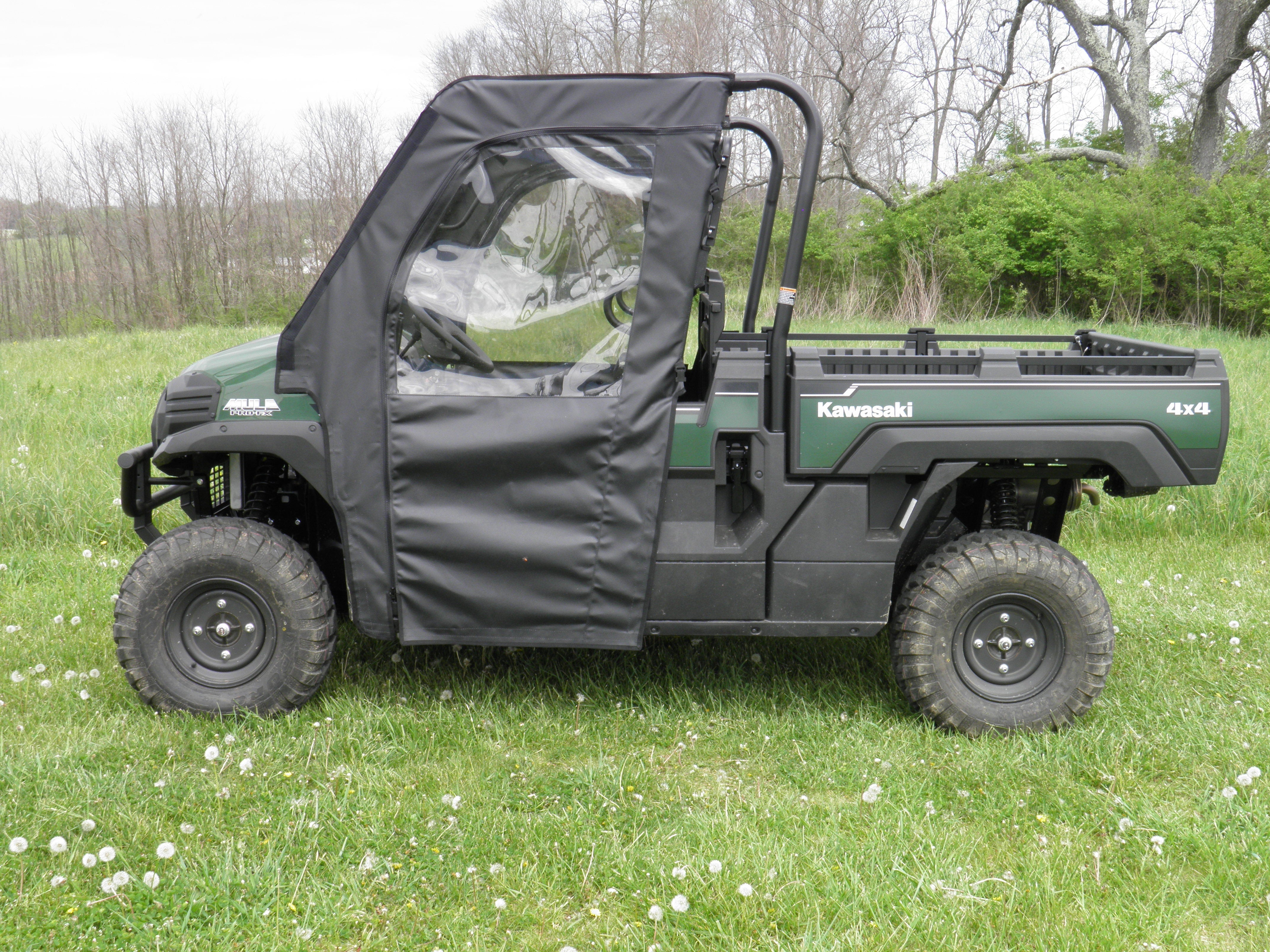 Photo of Kawasaki Pro FX - Soft Doors (Full Doors) by 3 Star UTV - Premium Enclosures for UTVs / Side by Sides