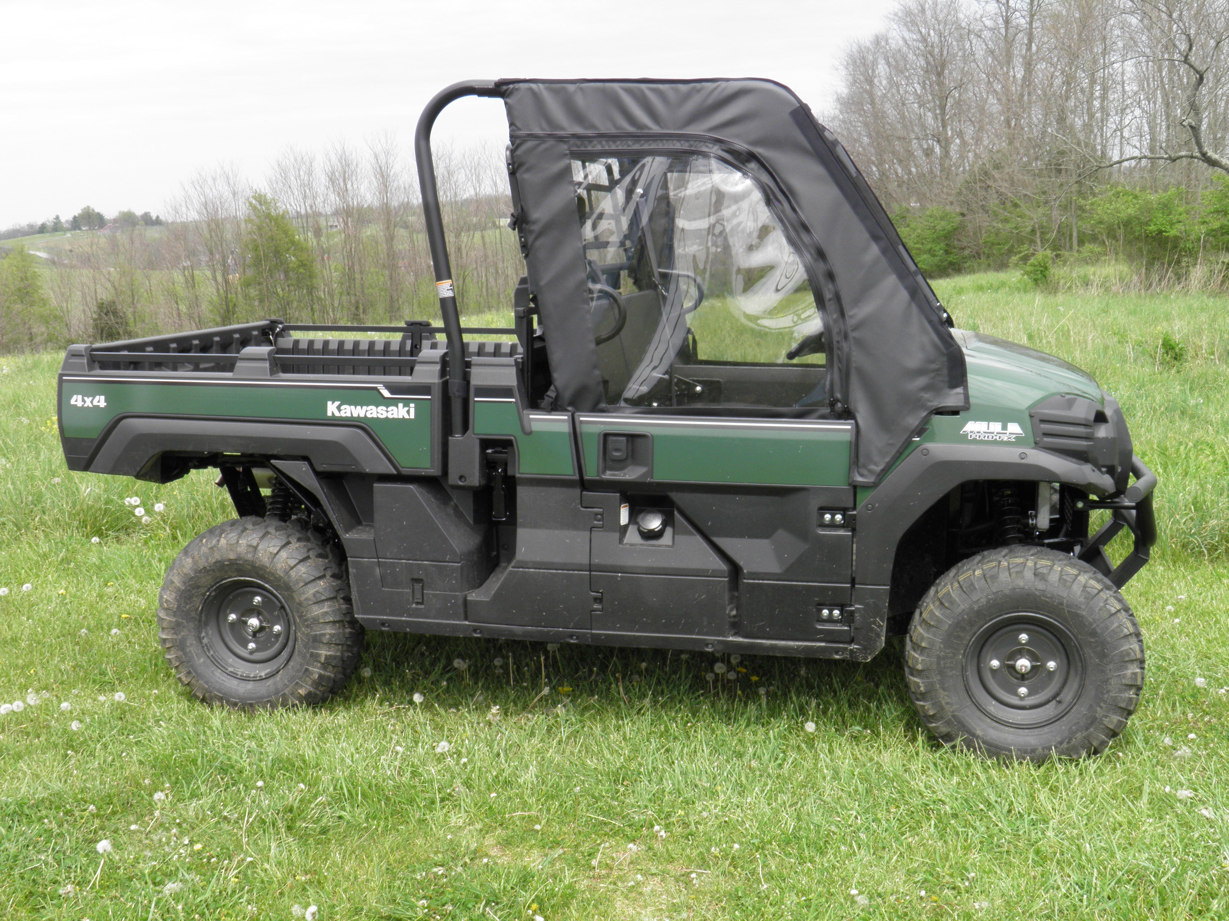 Photo of Kawasaki Pro FX - Upper Doors by 3 Star UTV - Premium Enclosures for UTVs / Side by Sides