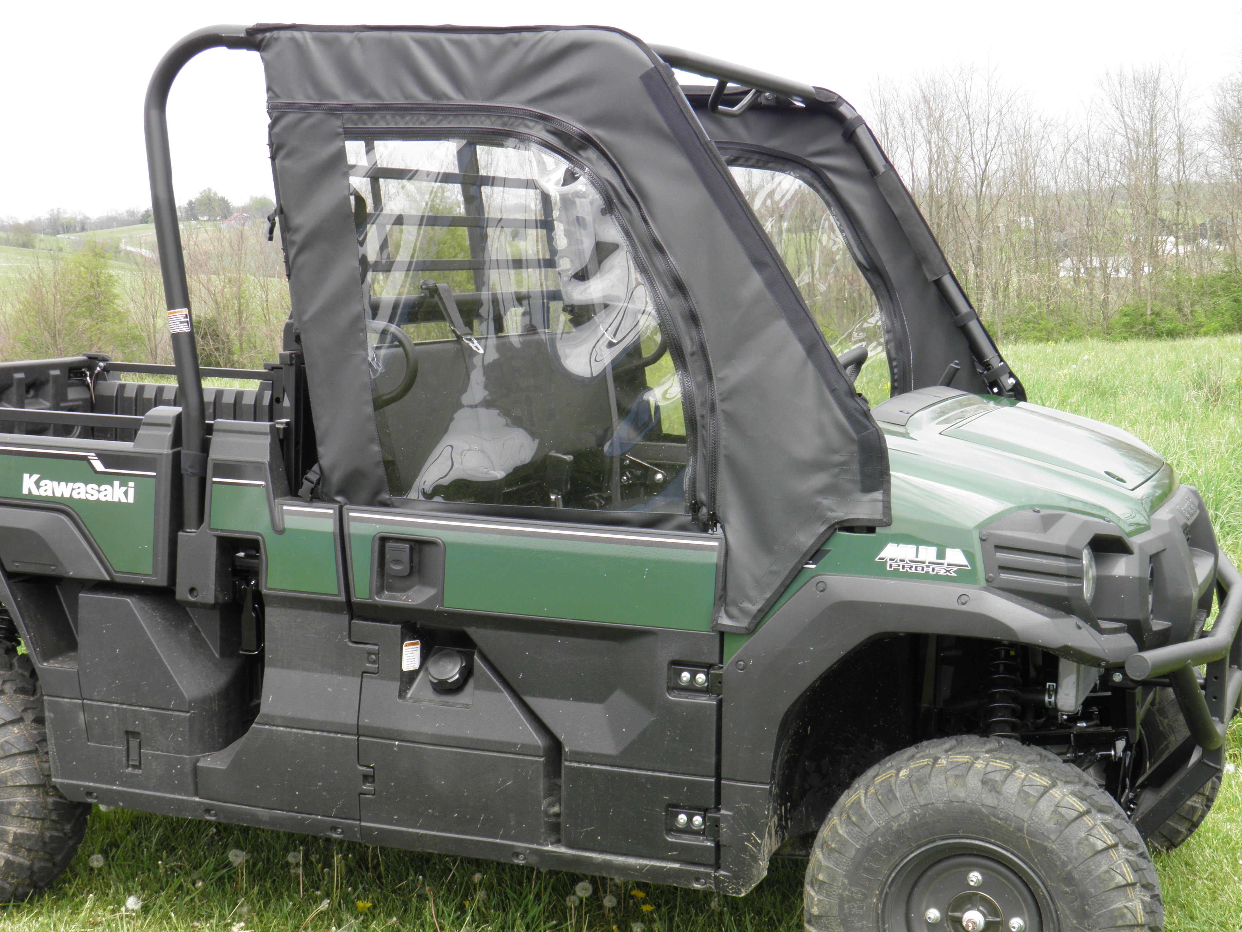Photo of Kawasaki Pro FX - Upper Doors by 3 Star UTV - Premium Enclosures for UTVs / Side by Sides