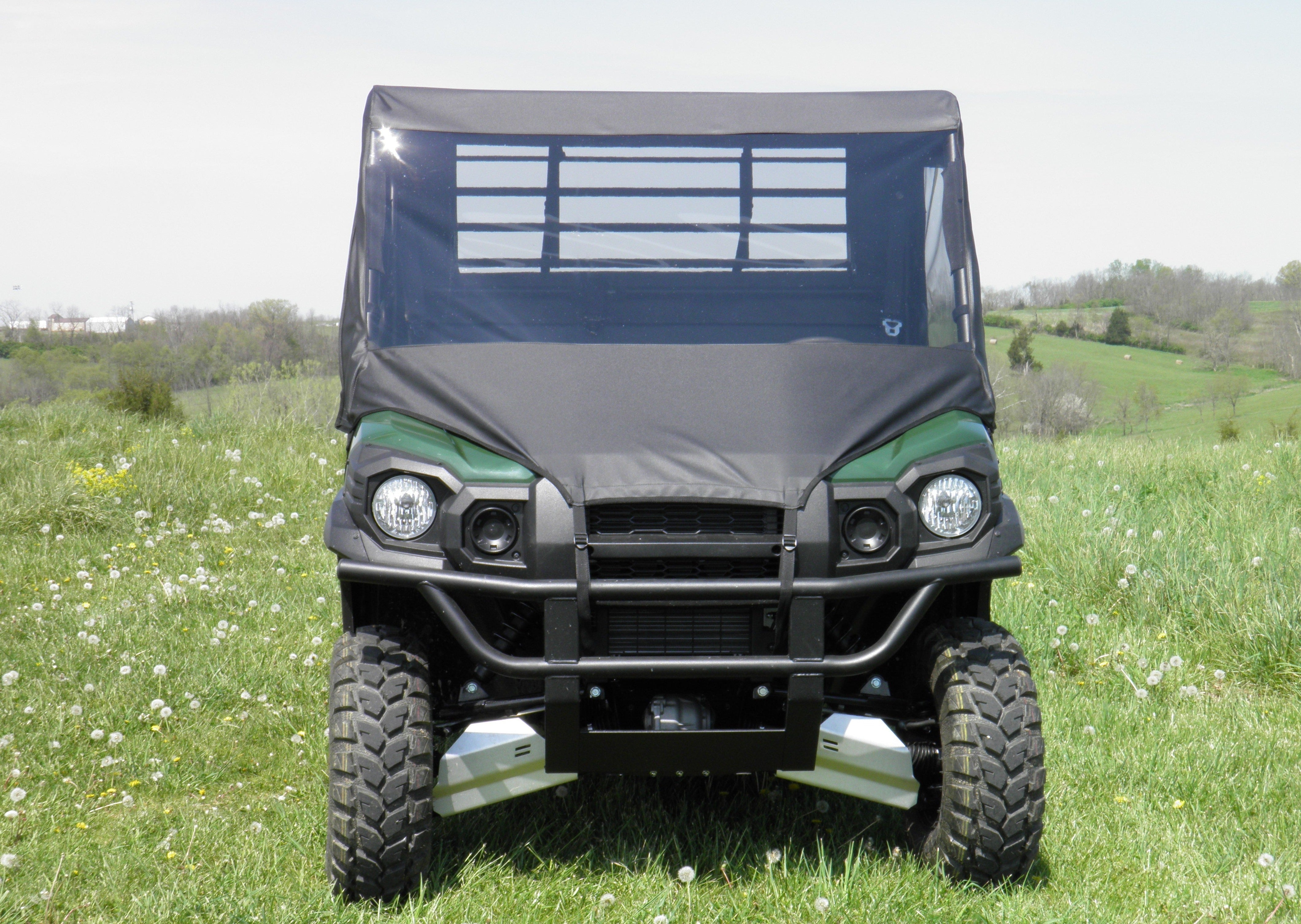 Photo of Kawasaki Pro FX - Vinyl Windshield/Top Combo by 3 Star UTV - Premium Enclosures for UTVs / Side by Sides