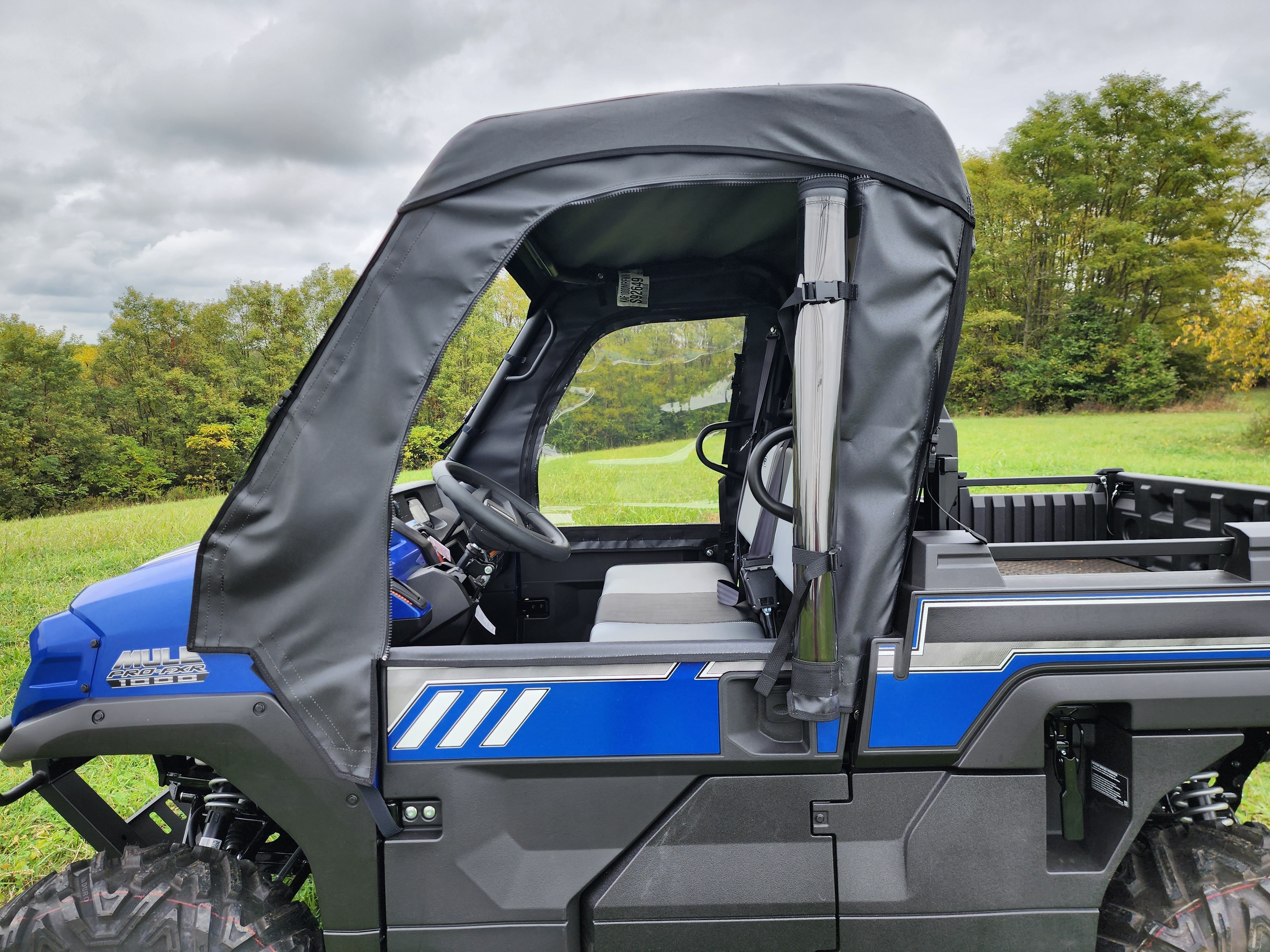 Photo of Kawasaki Pro FXR - Door/Rear Panel Combo (Upper Doors) by 3 Star UTV - Premium Enclosures for UTVs / Side by Sides