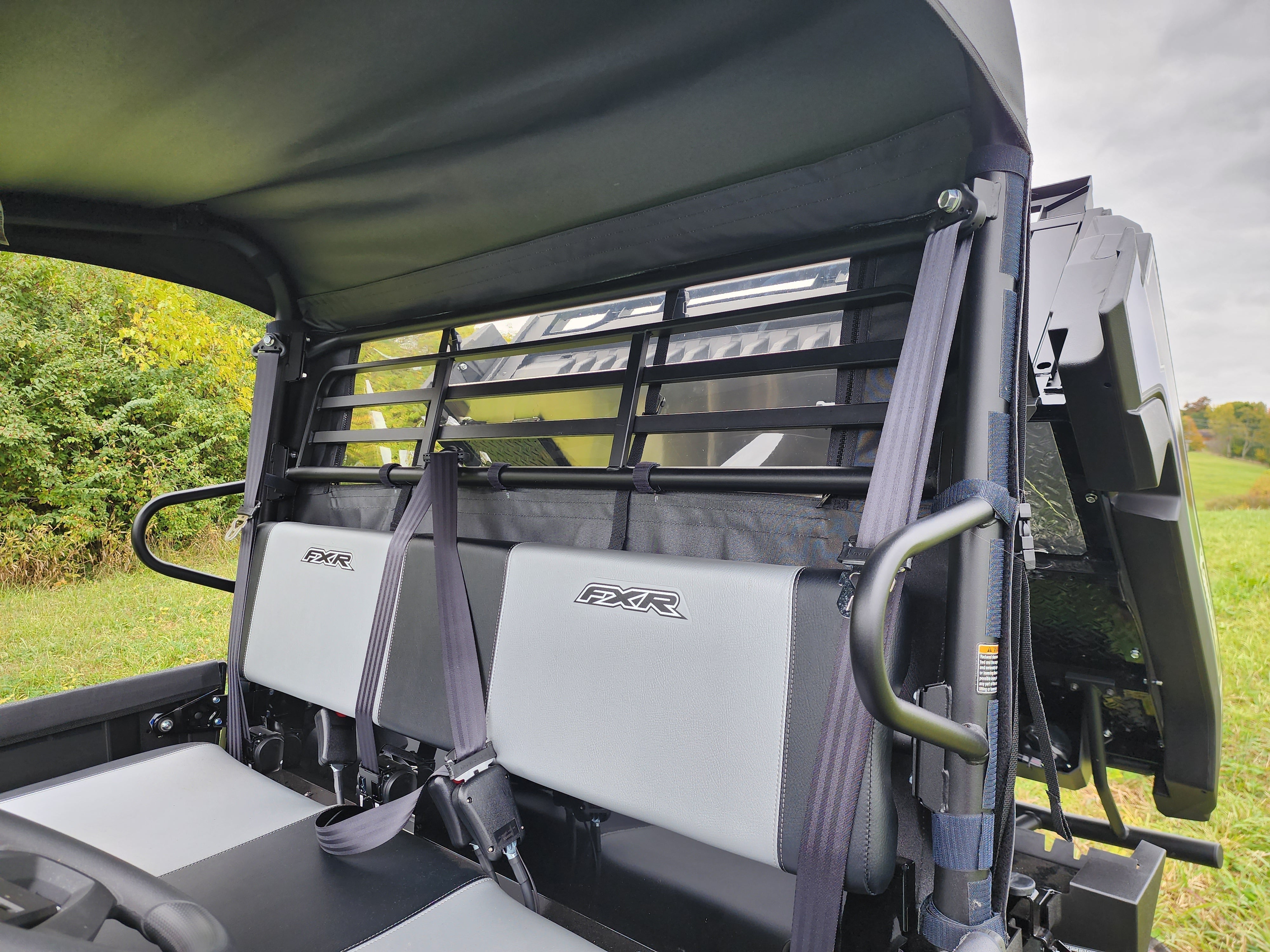 Photo of Kawasaki Pro FXR - Full Cab Enclosure for Hard Windshield (Upper Doors) by 3 Star UTV - Premium Enclosures for UTVs / Side by Sides