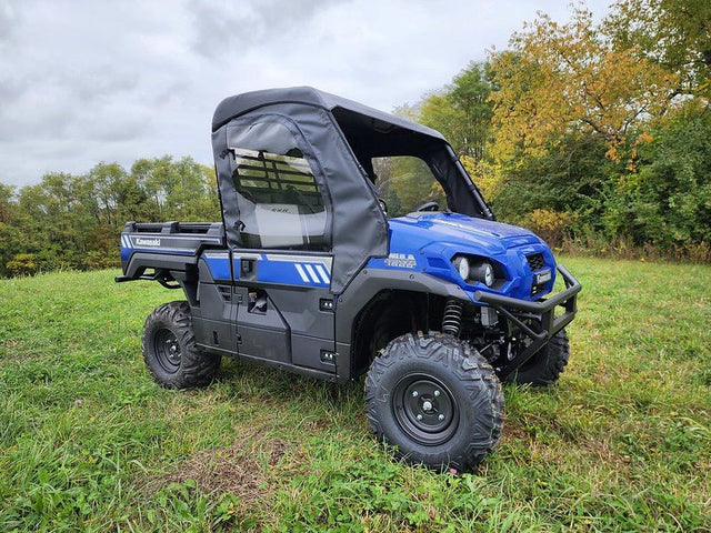 Photo of Kawasaki Pro FXR - Full Cab Enclosure for Hard Windshield (Upper Doors) by 3 Star UTV - Premium Enclosures for UTVs / Side by Sides