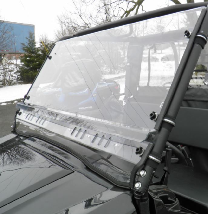 Photo of Kawasaki Pro FXT - 2 Pc General-Purpose Windshield by 3 Star UTV - Premium Windshields for UTVs / Side by Sides
