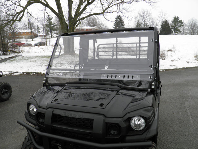 Photo of Kawasaki Pro FXT - 2 Pc Scratch-Resistant Windshield by 3 Star UTV - Premium Windshields for UTVs / Side by Sides
