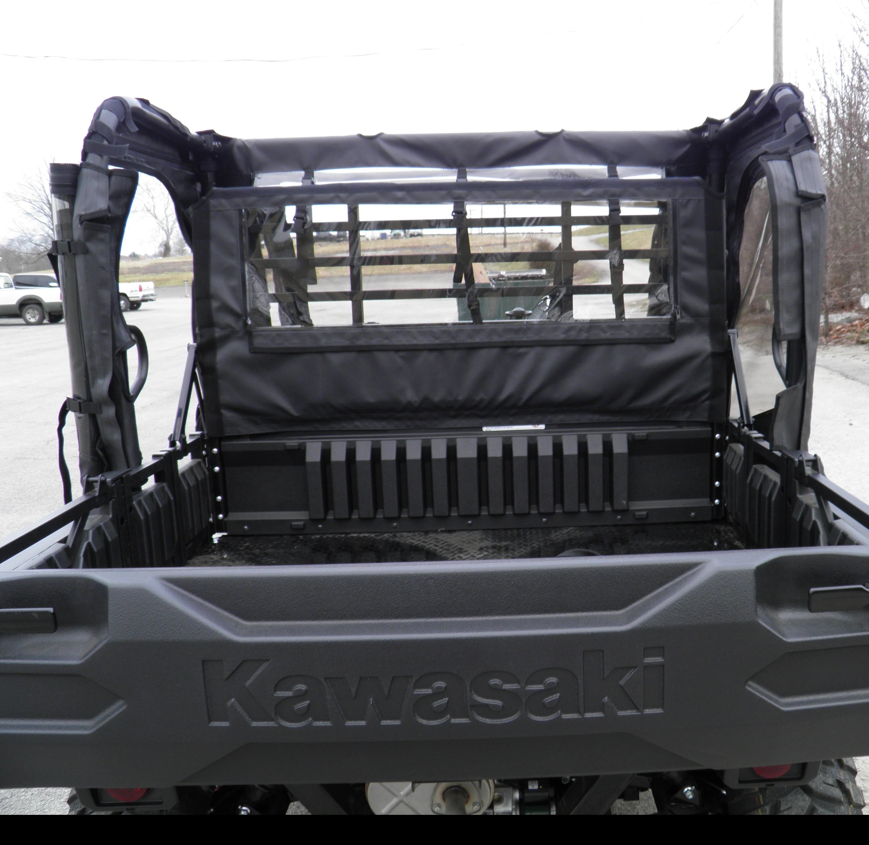 Photo of Kawasaki Pro FXT - Door/Rear Window Combo (Full Doors) by 3 Star UTV - Premium Enclosures for UTVs / Side by Sides