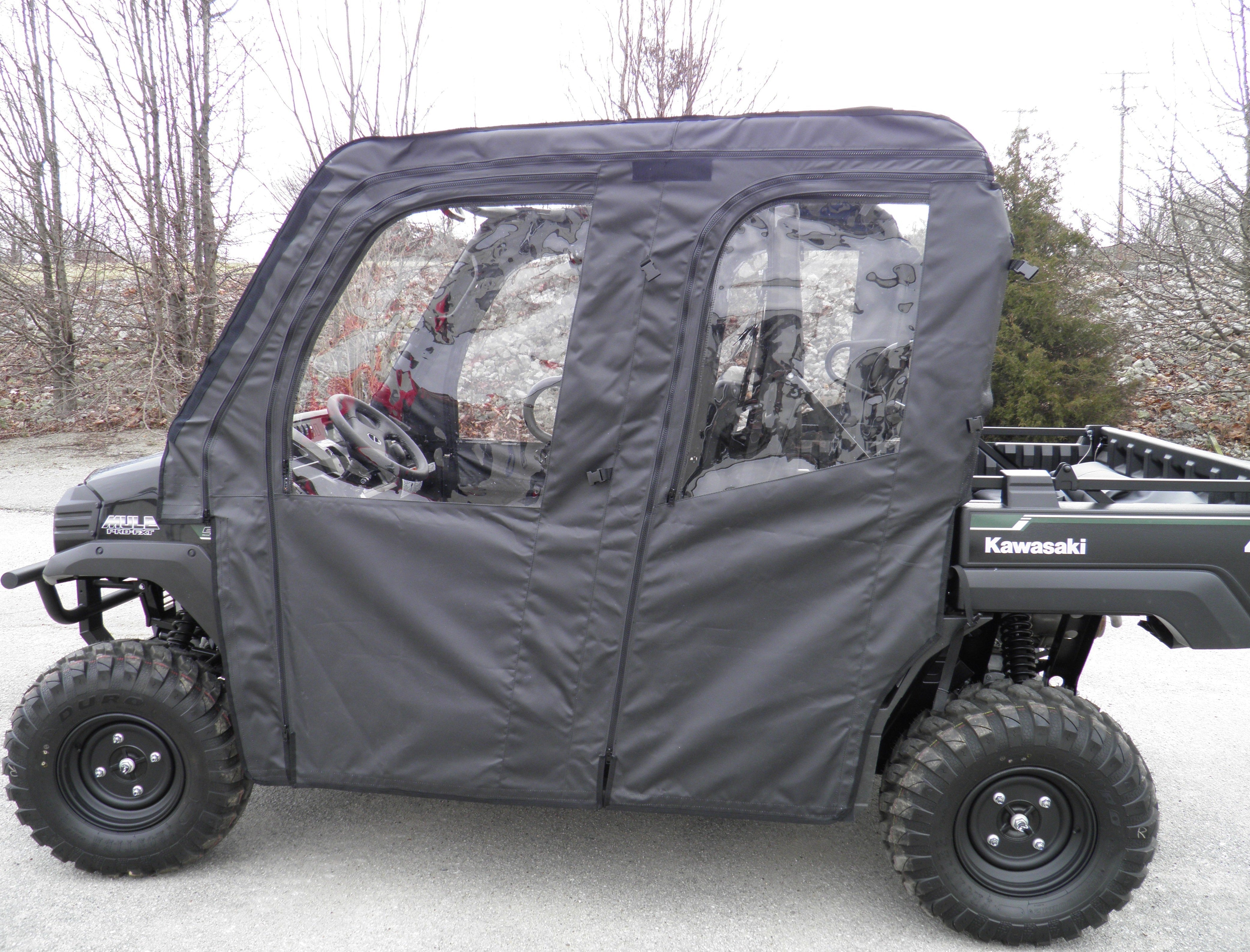 Photo of Kawasaki Pro FXT - Door/Rear Window Combo (Full Doors) by 3 Star UTV - Premium Enclosures for UTVs / Side by Sides