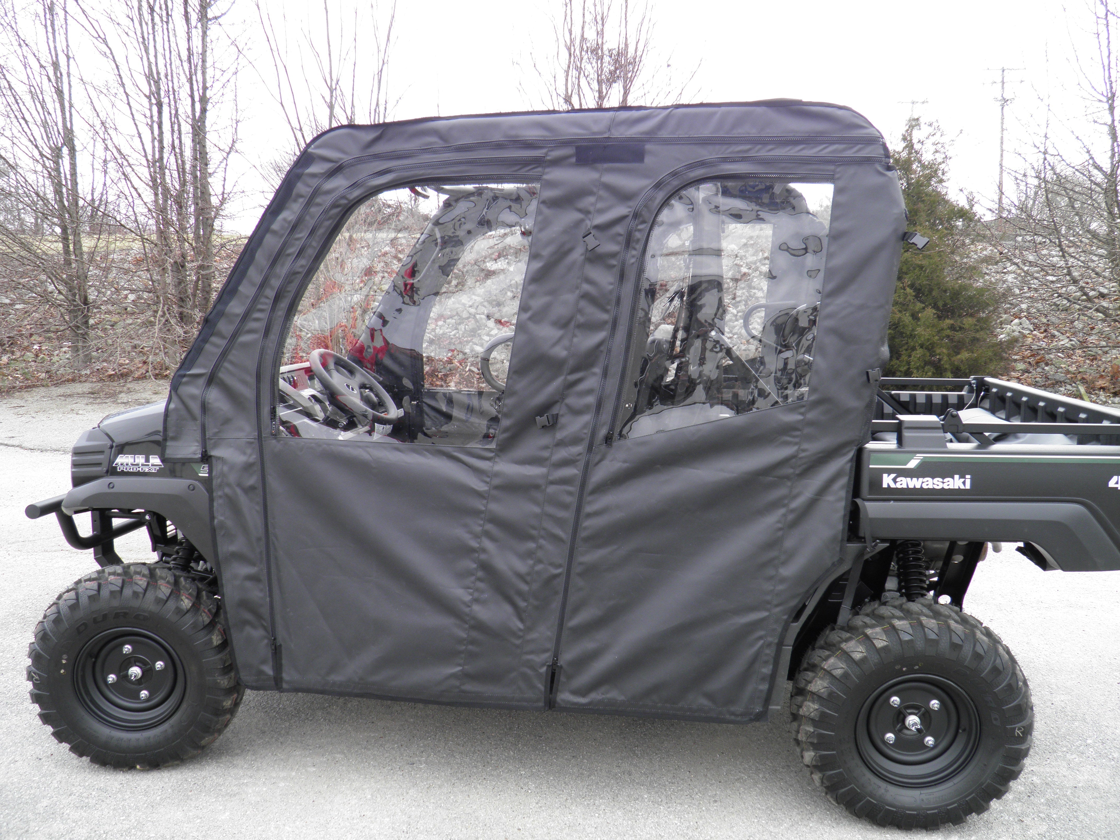 Photo of Kawasaki Pro FXT - Soft Doors (Full Doors) by 3 Star UTV - Premium Enclosures for UTVs / Side by Sides