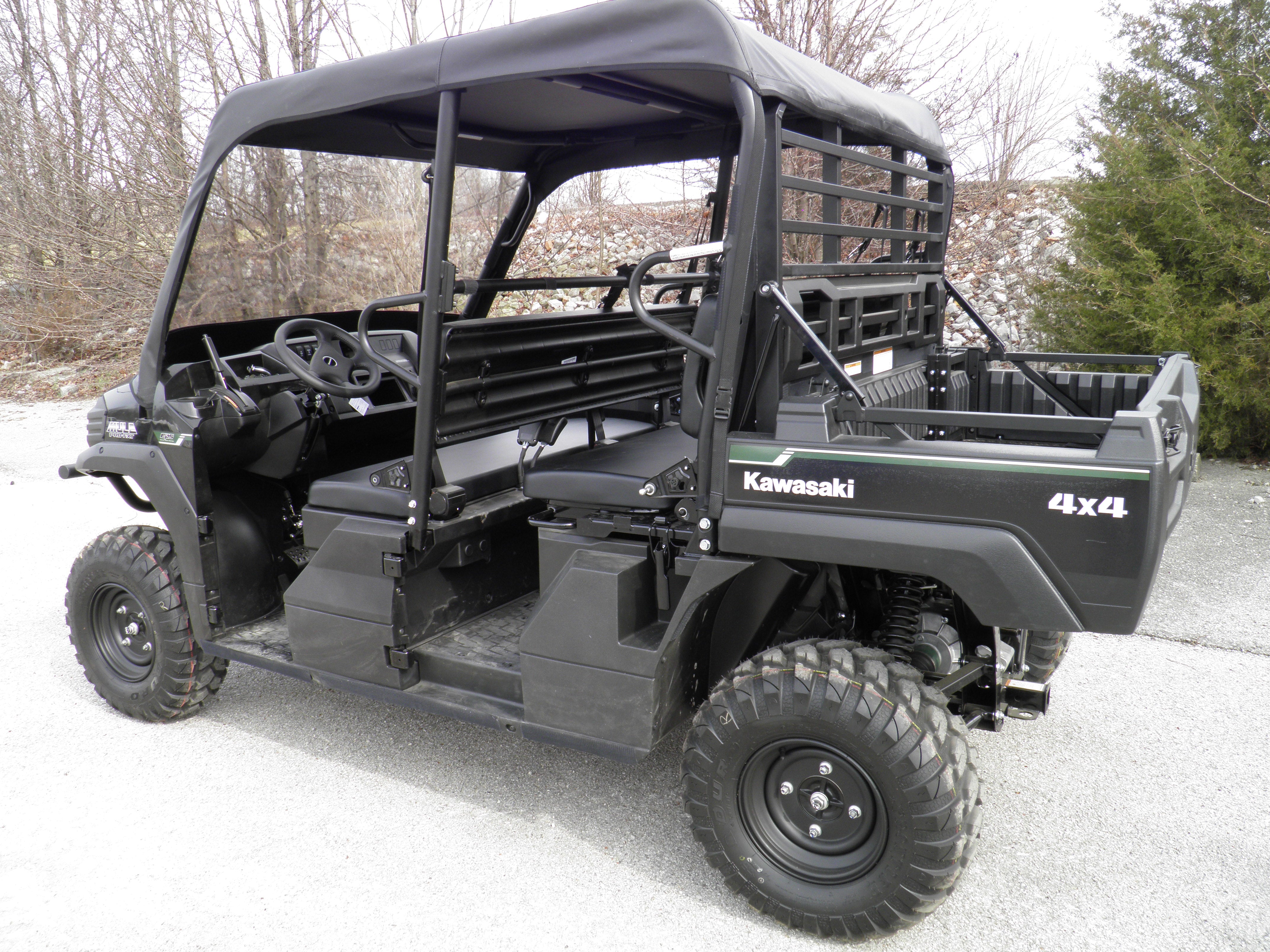 Photo of Kawasaki Pro FXT - Vinyl Windshield/Top Combo by 3 Star UTV - Premium Enclosures for UTVs / Side by Sides