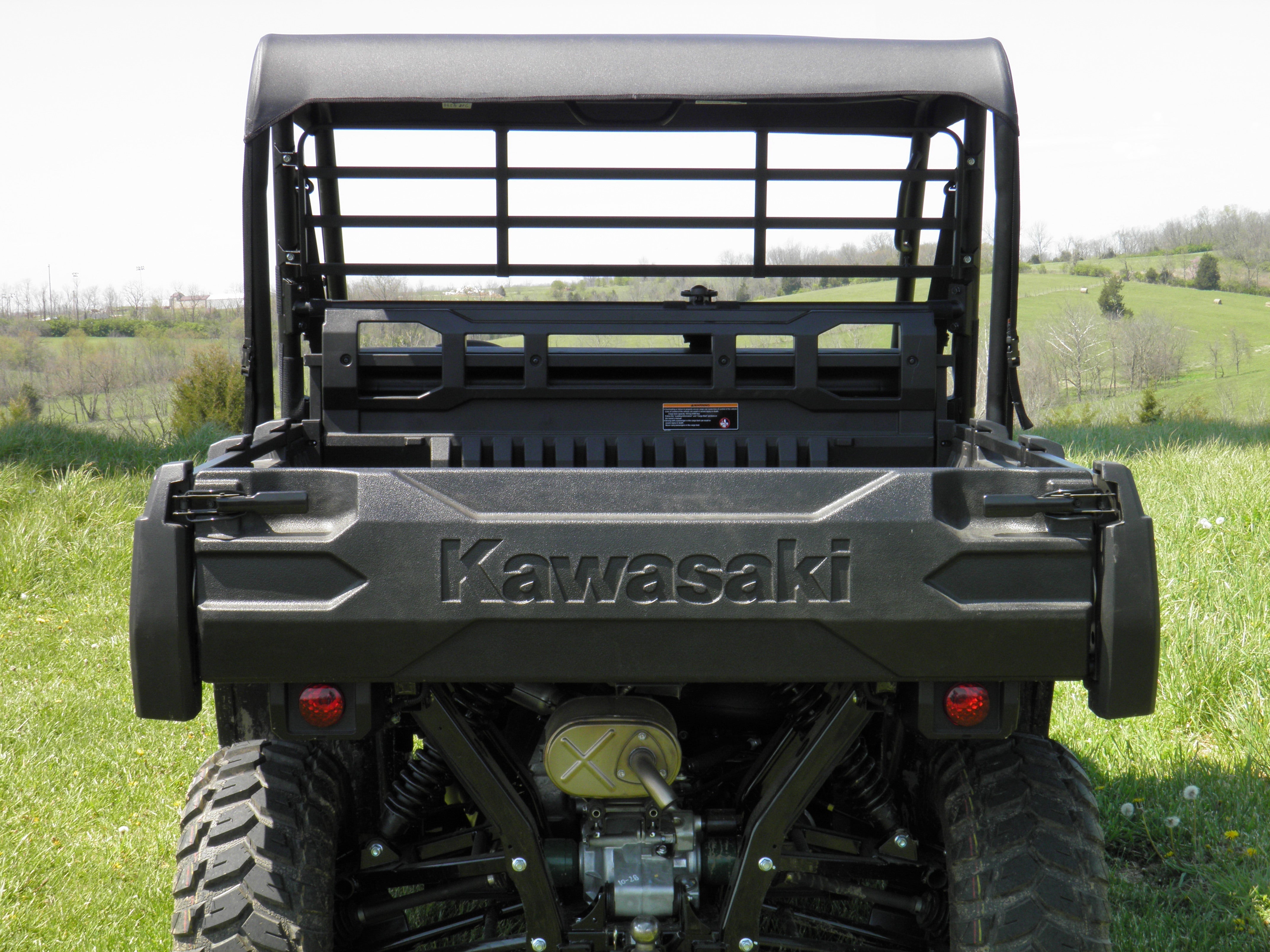 Photo of Kawasaki Pro FXT - Vinyl Windshield/Top/Rear Combo by 3 Star UTV - Premium Enclosures for UTVs / Side by Sides