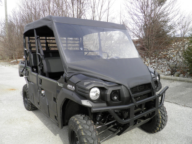 Photo of Kawasaki Pro FXT - Vinyl Windshield/Top/Rear Combo by 3 Star UTV - Premium Enclosures for UTVs / Side by Sides