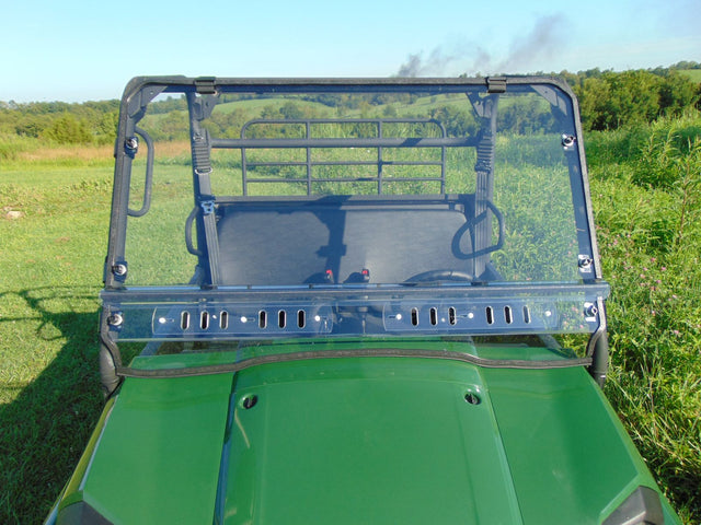 Photo of Kawasaki Pro-MX - 2 Pc Windshield with Clamp, Vent, and Hard Coat Options by 3 Star UTV - Premium Windshields for UTVs / Side by Sides