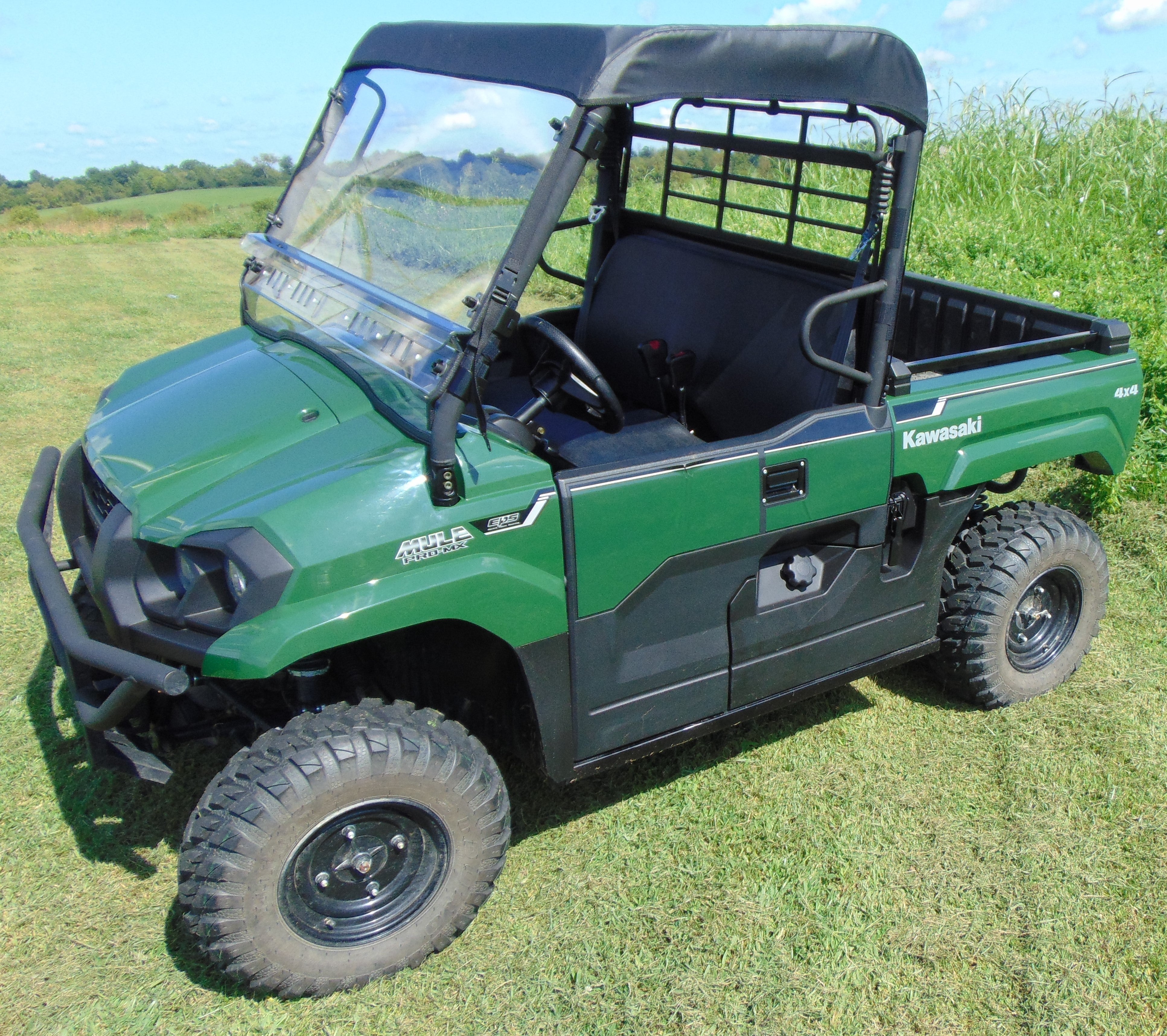 Photo of Kawasaki Pro-MX - Full Cab Enclosure for Hard Windshield by 3 Star UTV - Premium Enclosures for UTVs / Side by Sides