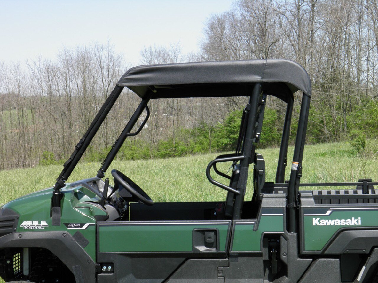 Photo of Kawasaki Pro-MX - Soft Top For Hard Windshield by 3 Star UTV - Premium Enclosures for UTVs / Side by Sides