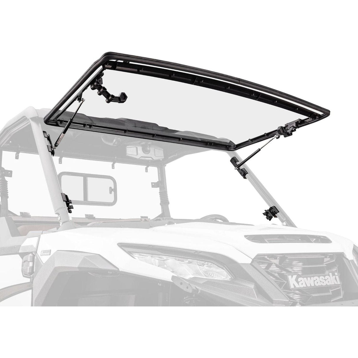 Kawasaki Ridge Scratch-Resistant Flip Windshield