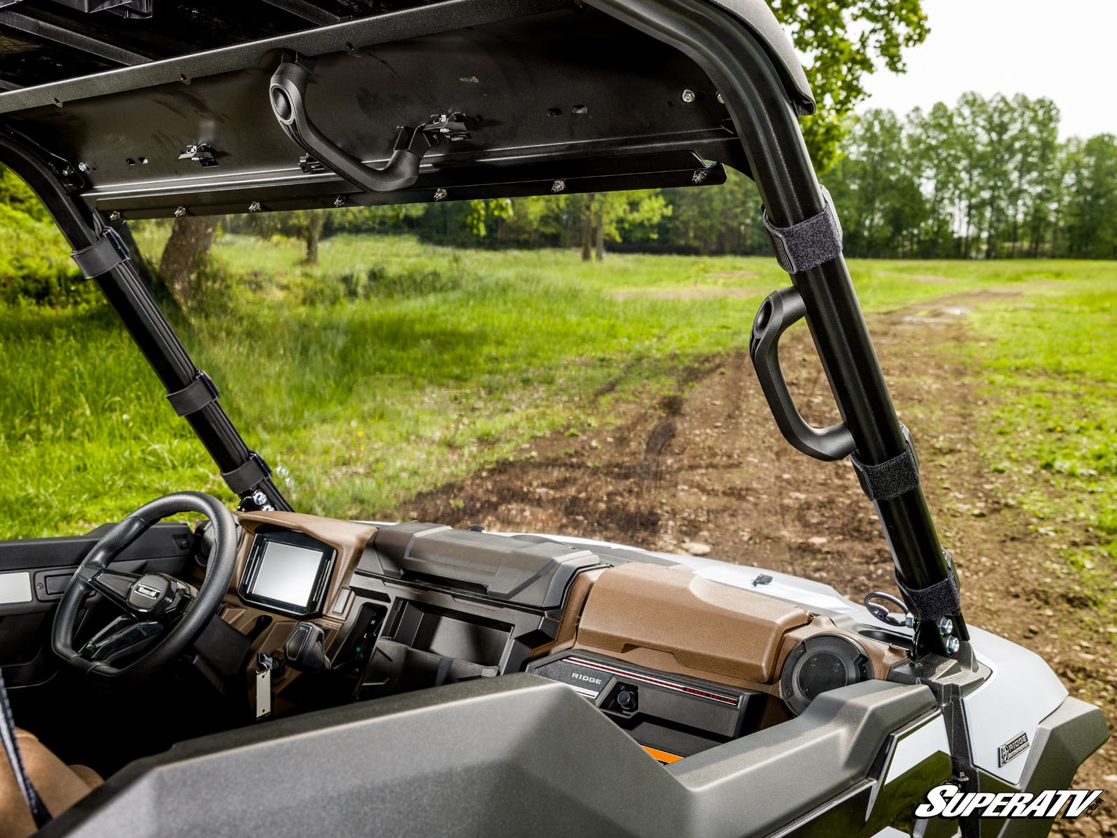 Photo of SuperATV Kawasaki Ridge Full Windshield by SuperATV - Premium Windshields for UTVs / Side by Sides