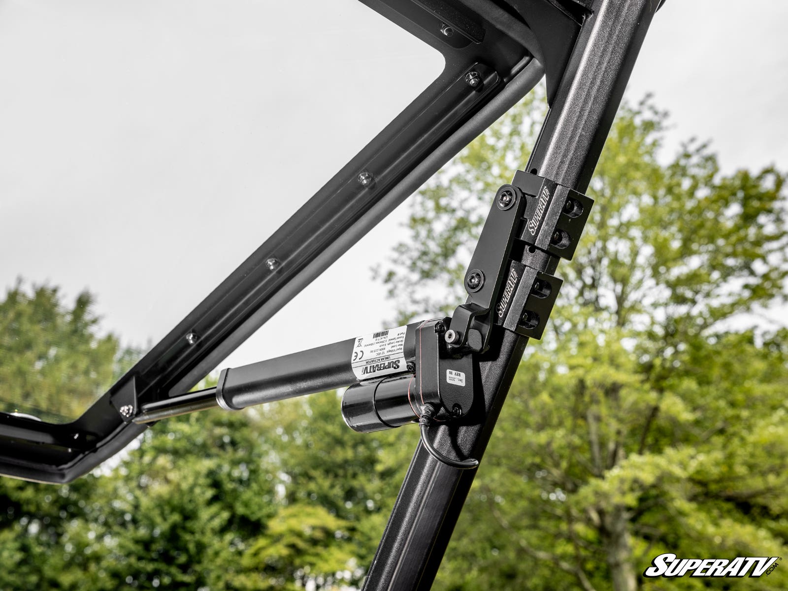 Photo of SuperATV Kawasaki Ridge MaxDrive Power Flip Windshield by SuperATV - Premium Windshields for UTVs / Side by Sides