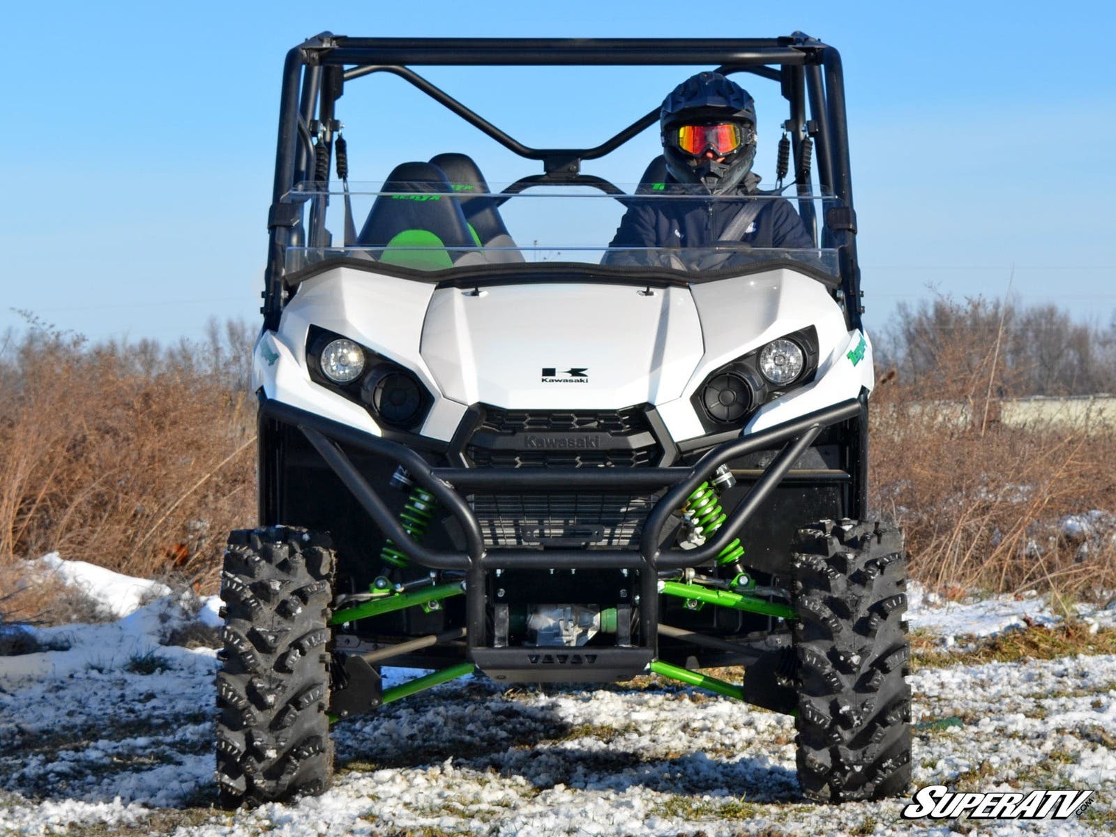 Photo of SuperATV Kawasaki Teryx S Half Windshield by SuperATV - Premium Windshields for UTVs / Side by Sides
