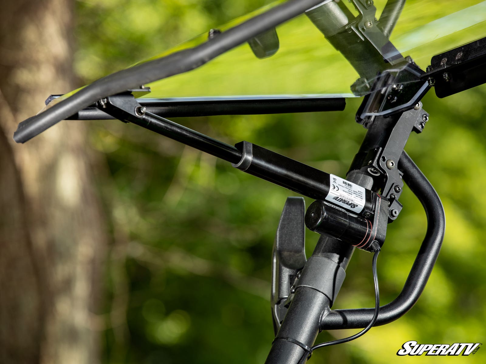 Photo of SuperATV Kawasaki Teryx MaxDrive Power Flip Windshield by SuperATV - Premium Windshields for UTVs / Side by Sides