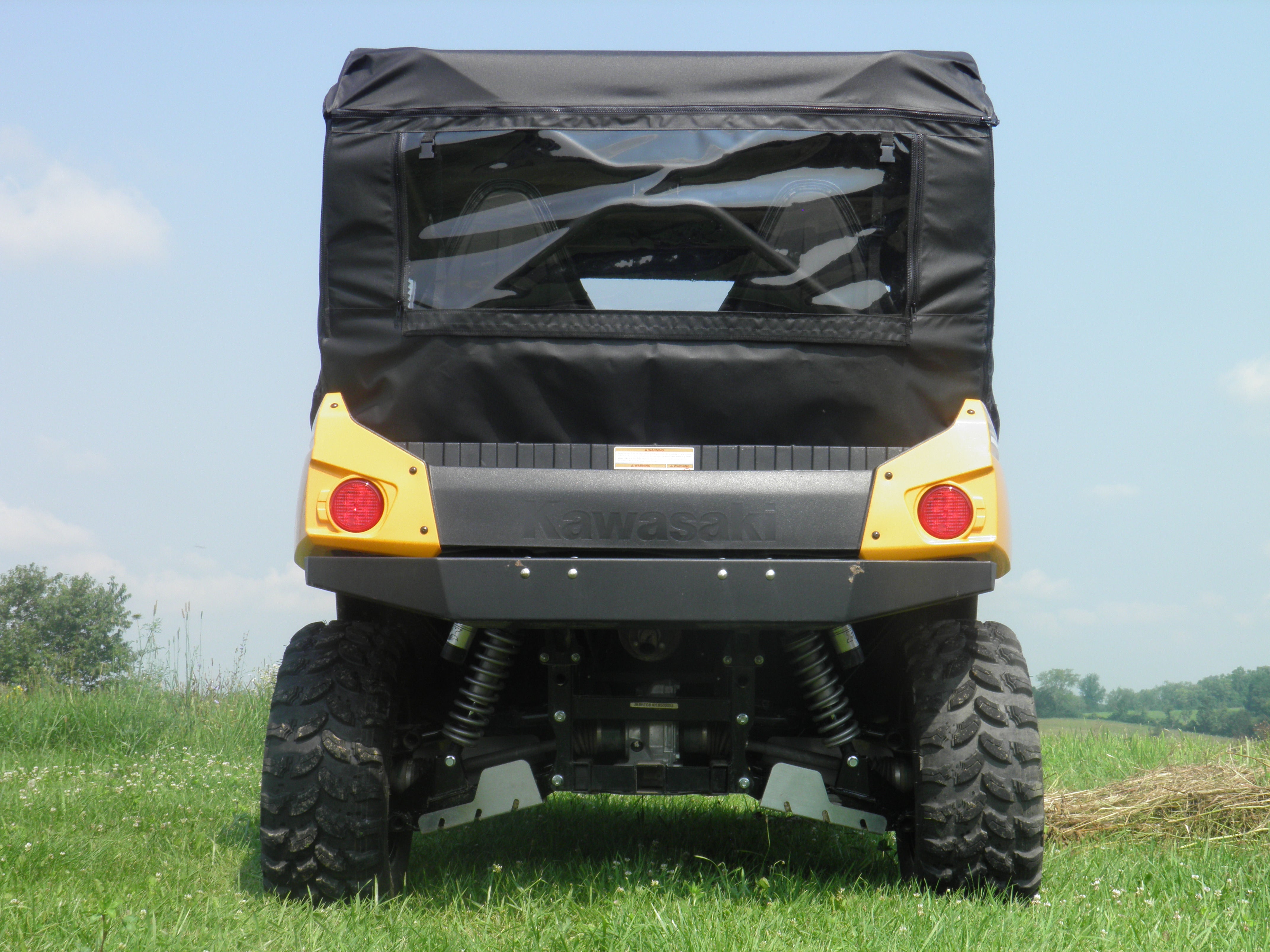 Photo of Kawasaki Teryx 4-Seater - Soft Back Panel by 3 Star UTV - Premium Enclosures for UTVs / Side by Sides