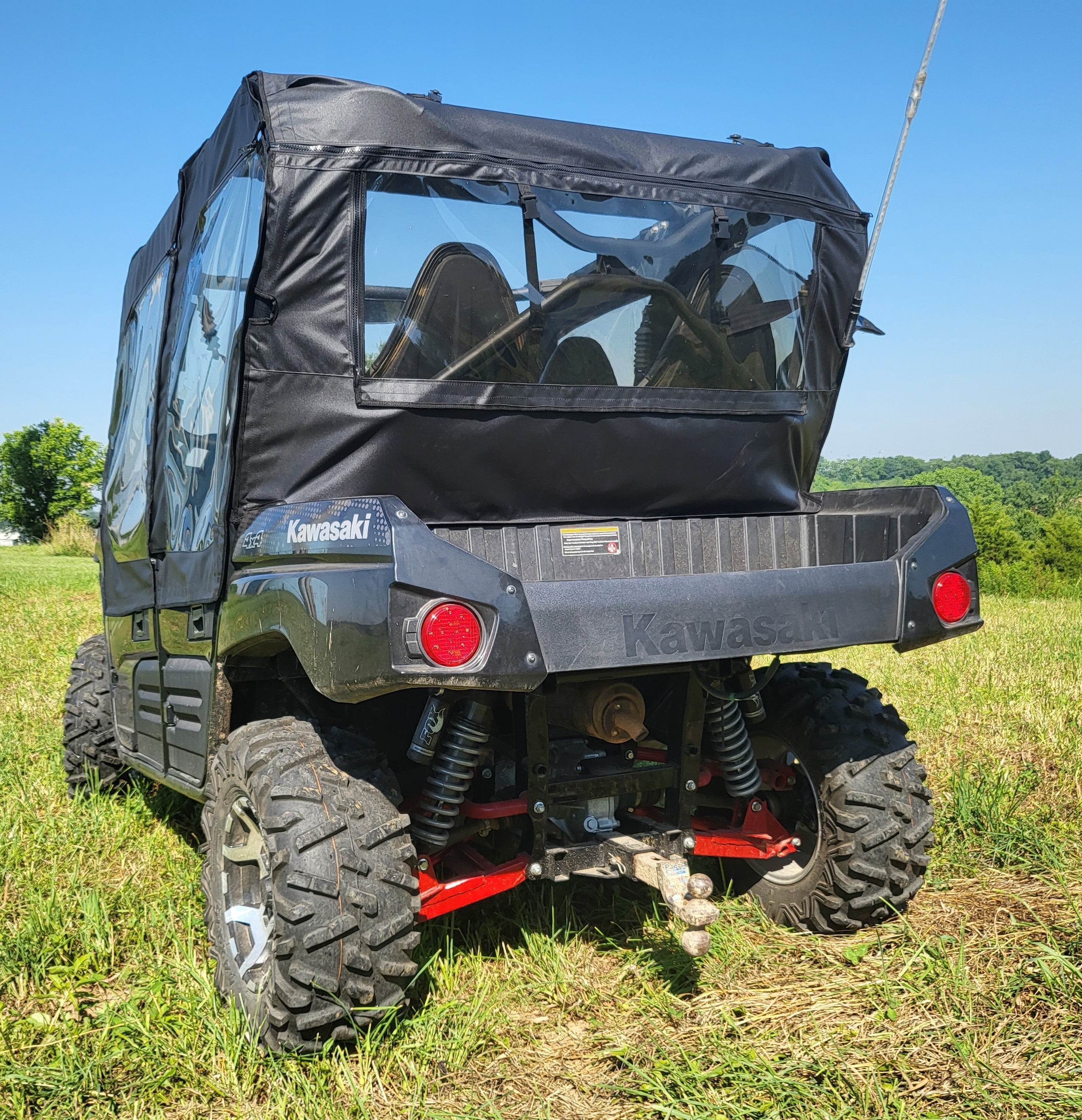 Photo of Kawasaki Teryx 4-Seater - Door/Rear Window Combo by 3 Star UTV - Premium Enclosures for UTVs / Side by Sides