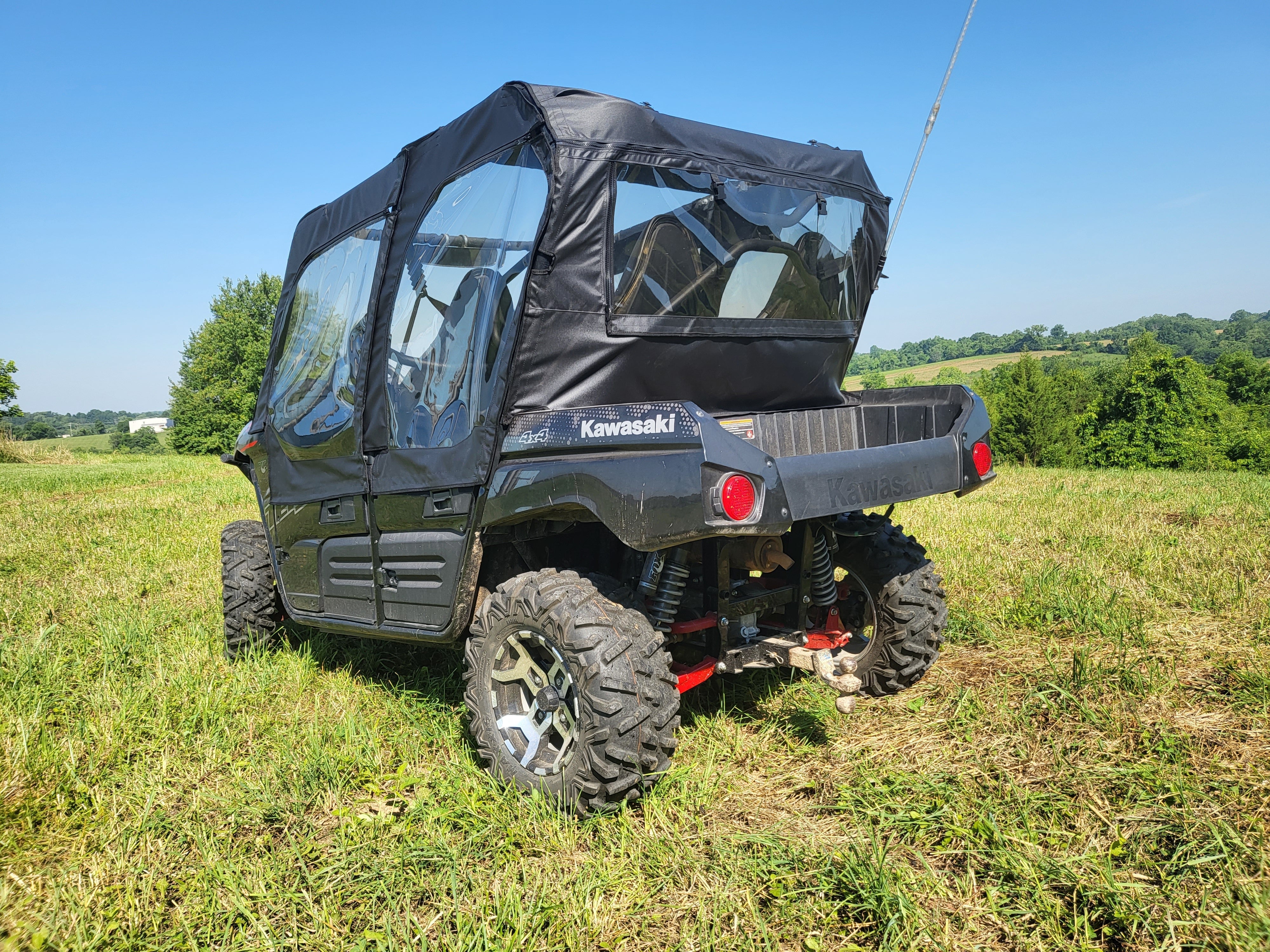 Photo of Kawasaki Teryx 4-Seater - Door/Rear Window Combo by 3 Star UTV - Premium Enclosures for UTVs / Side by Sides