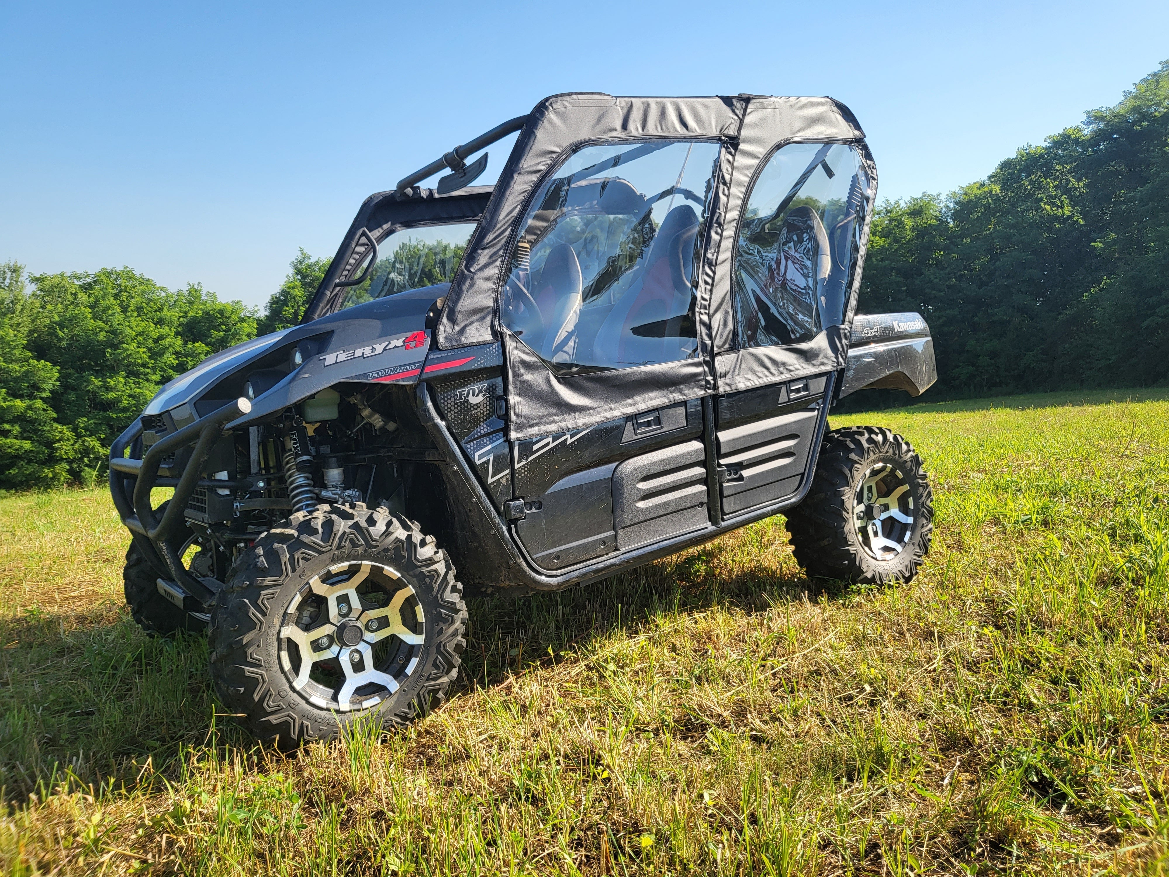 Photo of Kawasaki Teryx 4-Seater - Door/Rear Window Combo by 3 Star UTV - Premium Enclosures for UTVs / Side by Sides