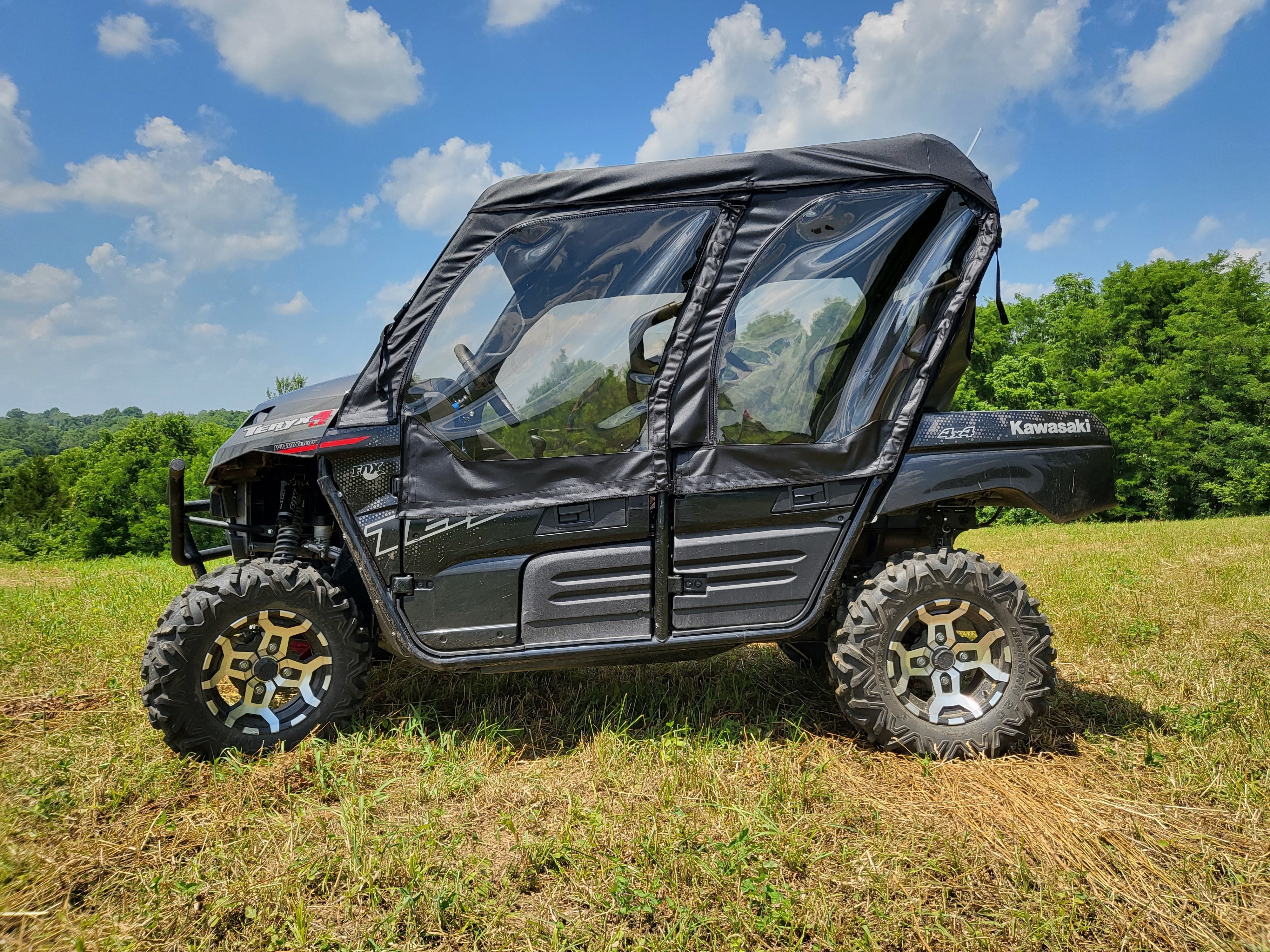 Photo of Kawasaki Teryx 4-Seater - Full Cab Enclosure for Hard Windshield by 3 Star UTV - Premium Enclosures for UTVs / Side by Sides