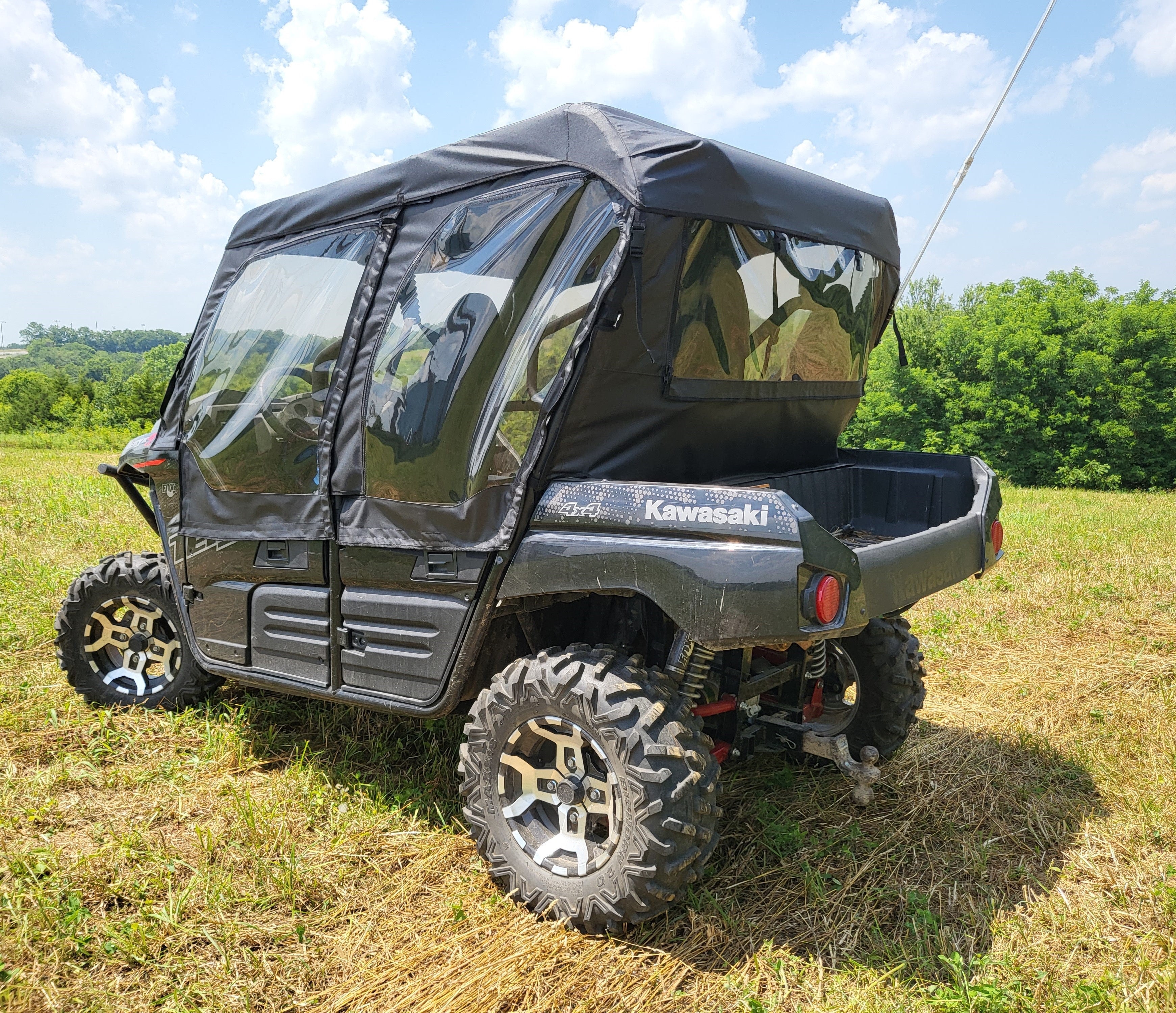 Photo of Kawasaki Teryx 4-Seater - Full Cab Enclosure for Hard Windshield by 3 Star UTV - Premium Enclosures for UTVs / Side by Sides