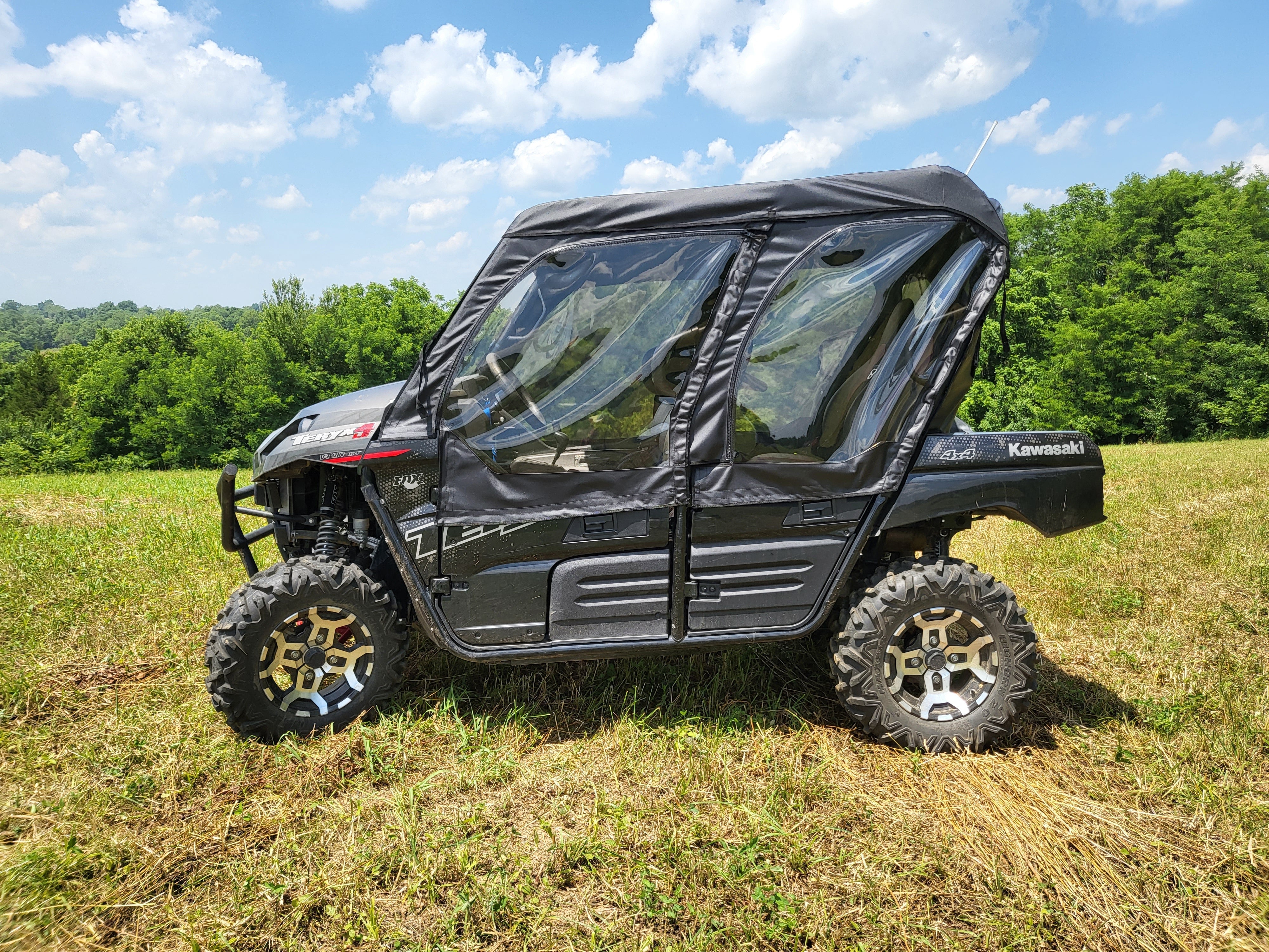 Photo of Kawasaki Teryx 4-Seater - Full Cab Enclosure with Vinyl Windshield by 3 Star UTV - Premium Enclosures for UTVs / Side by Sides