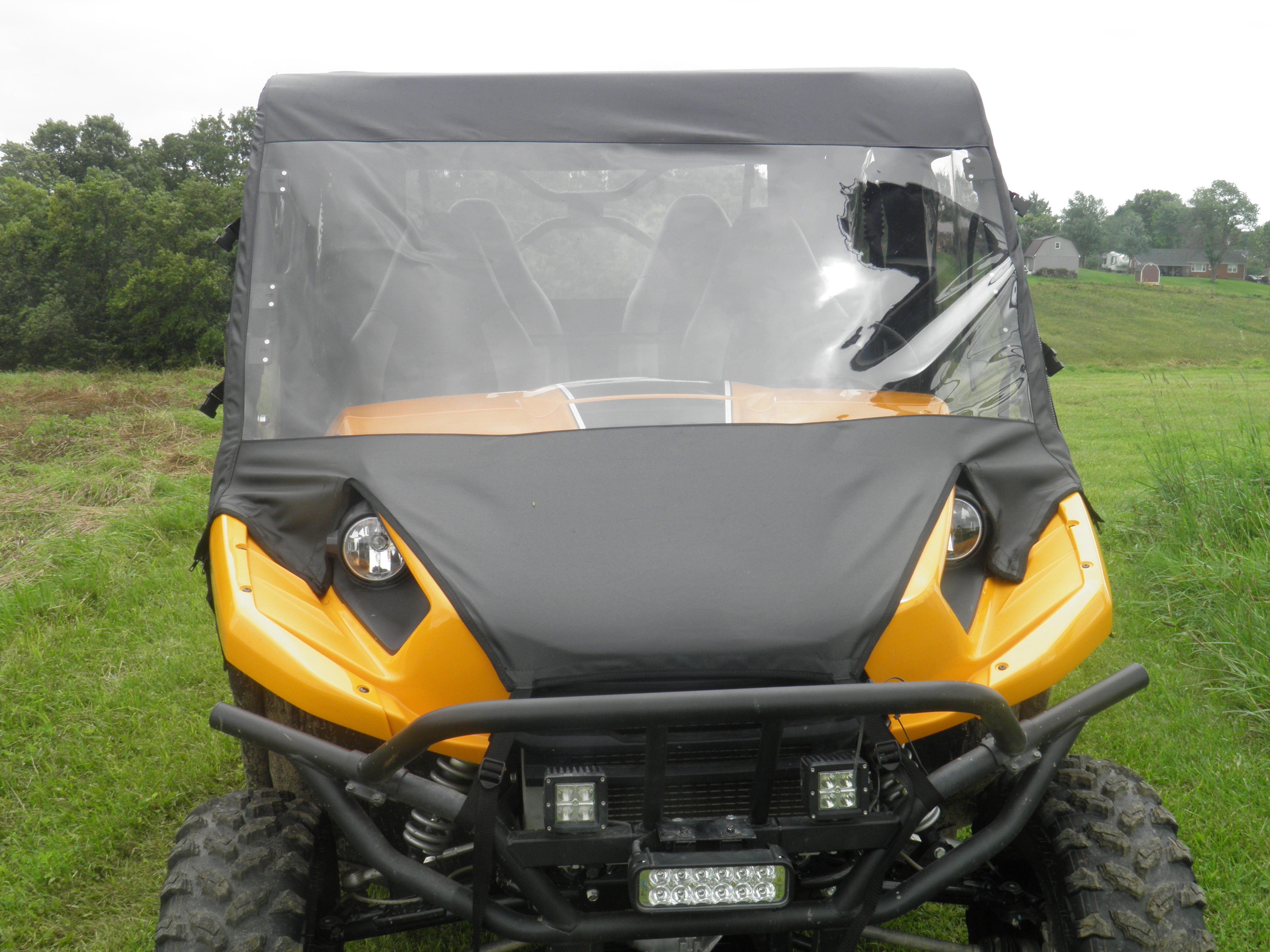Photo of Kawasaki Teryx 4-Seater - Full Cab Enclosure with Vinyl Windshield by 3 Star UTV - Premium Enclosures for UTVs / Side by Sides
