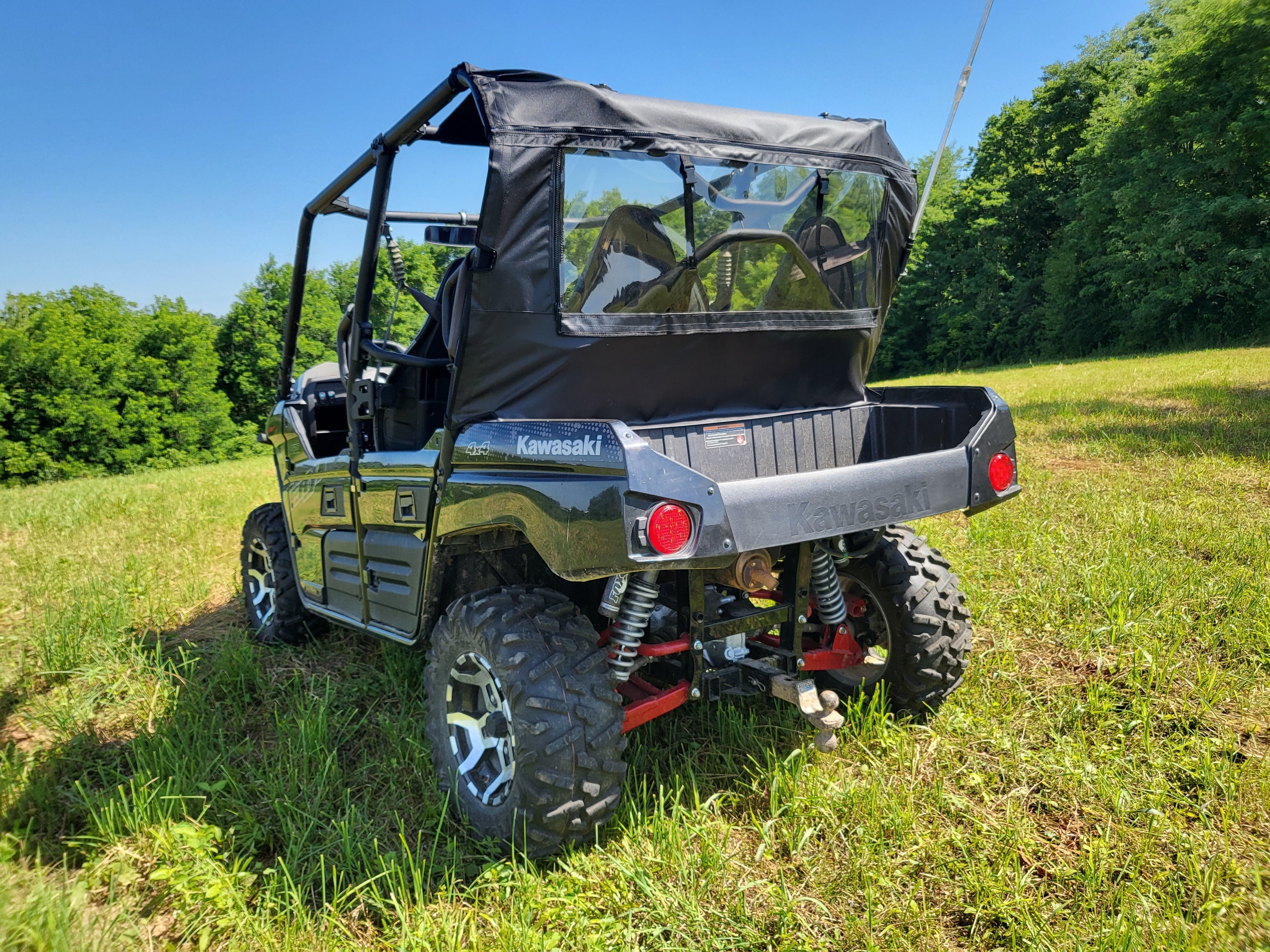 Photo of Kawasaki Teryx 4-Seater - Soft Back Panel by 3 Star UTV - Premium Enclosures for UTVs / Side by Sides