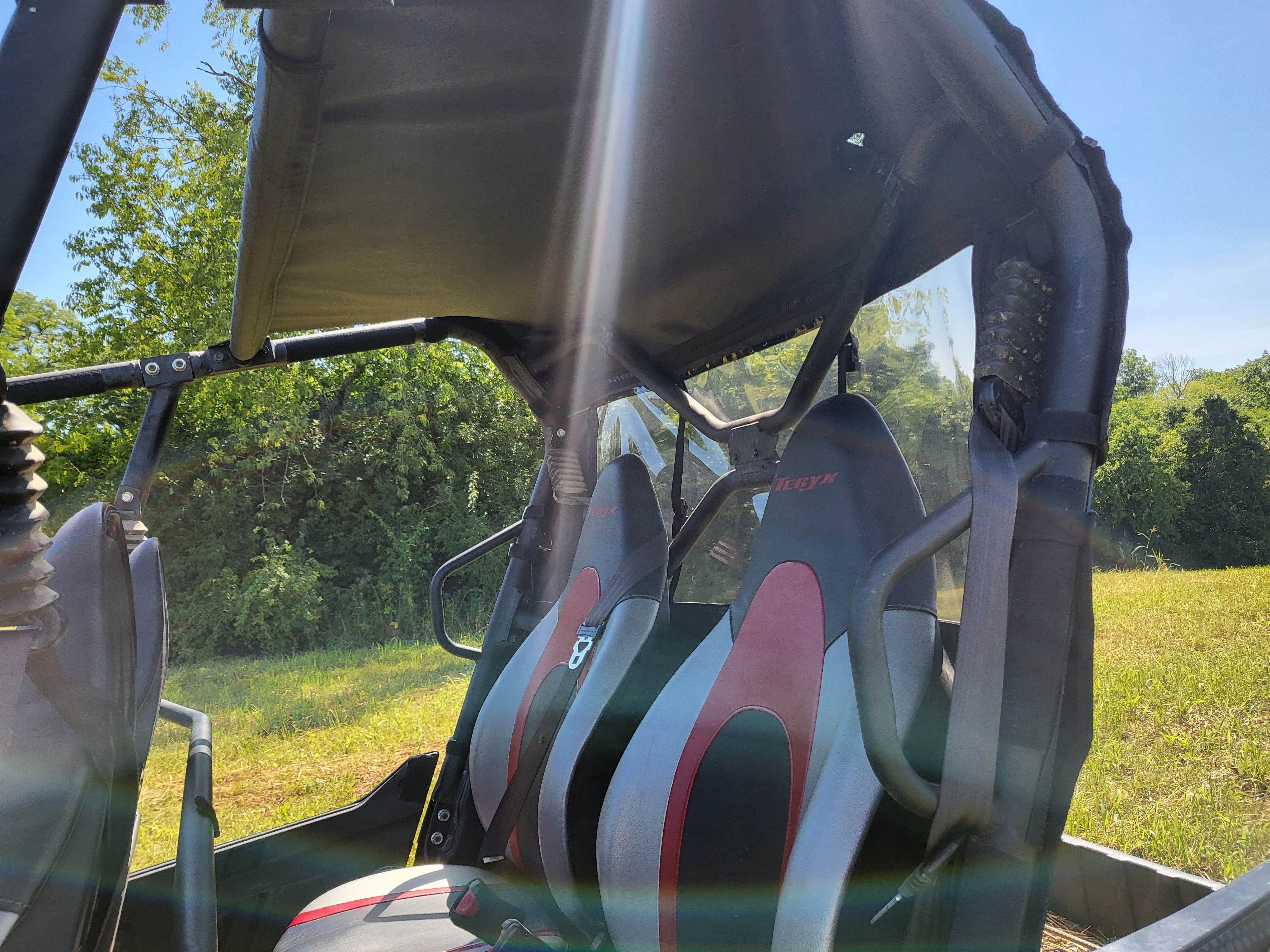 Photo of Kawasaki Teryx 4-Seater - Soft Back Panel by 3 Star UTV - Premium Enclosures for UTVs / Side by Sides