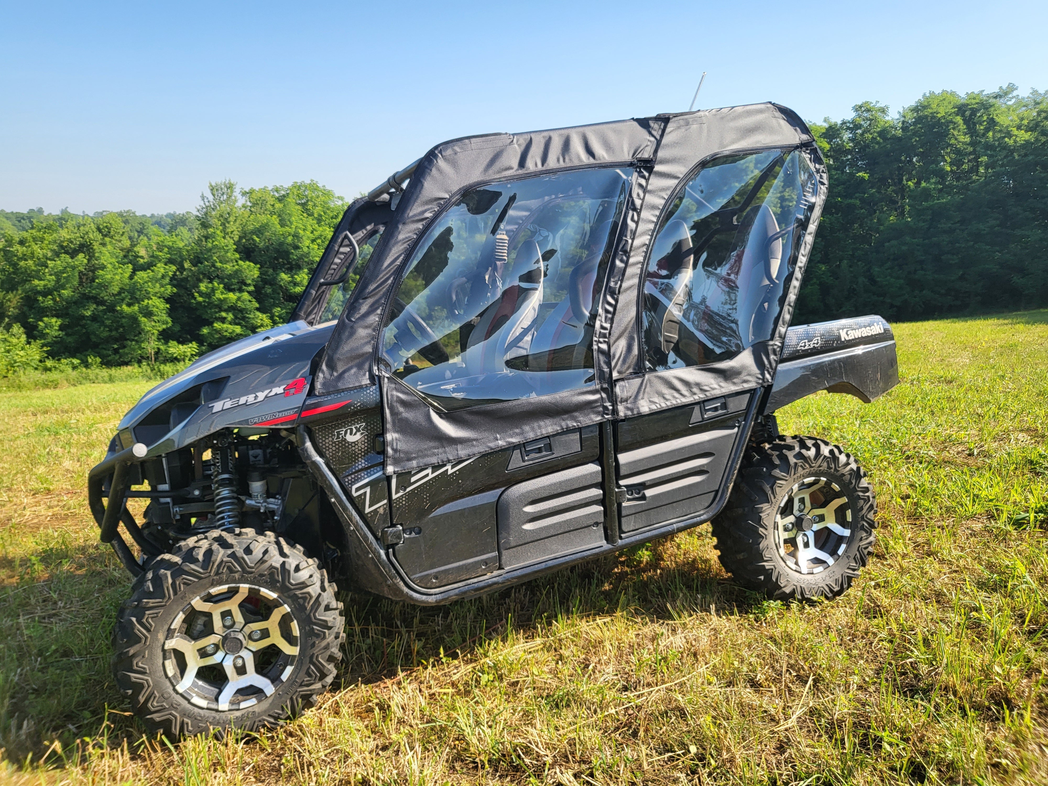 Photo of Kawasaki Teryx 4-Seater - Soft Doors by 3 Star UTV - Premium Enclosures for UTVs / Side by Sides