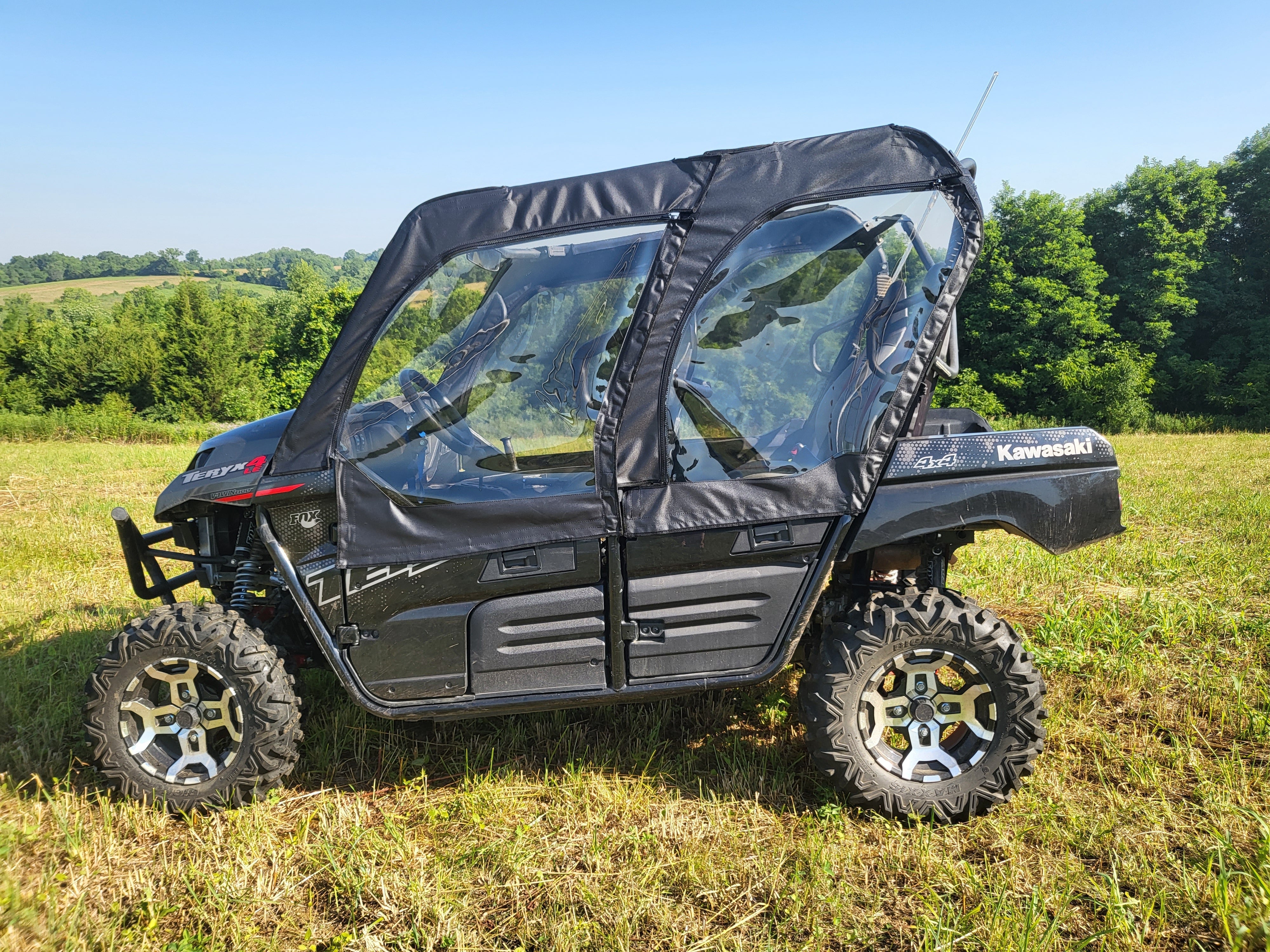 Photo of Kawasaki Teryx 4-Seater - Soft Doors by 3 Star UTV - Premium Enclosures for UTVs / Side by Sides