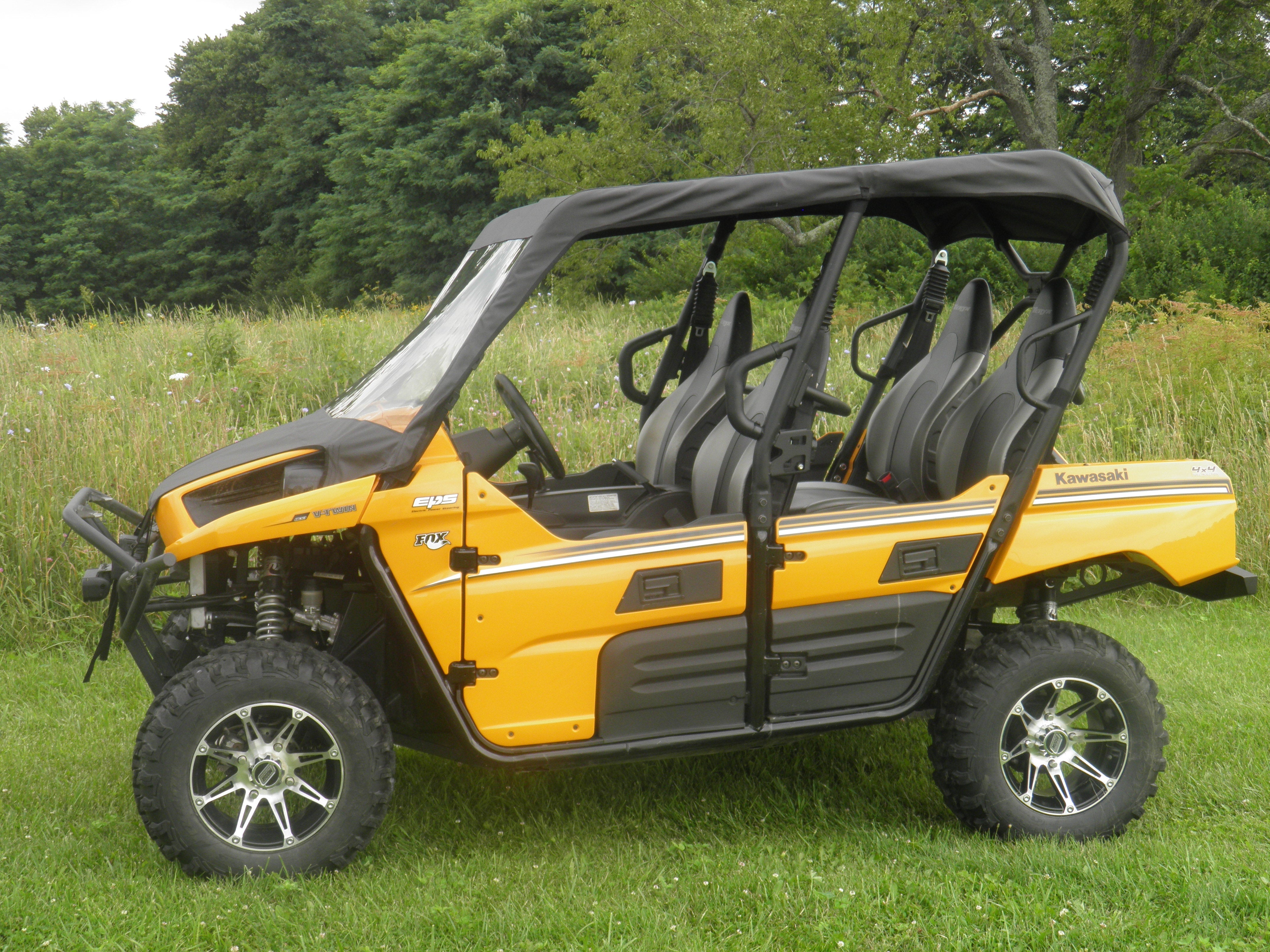 Photo of Kawasaki Teryx 4-Seater - Vinyl Windshield/Top Combo by 3 Star UTV - Premium Enclosures for UTVs / Side by Sides