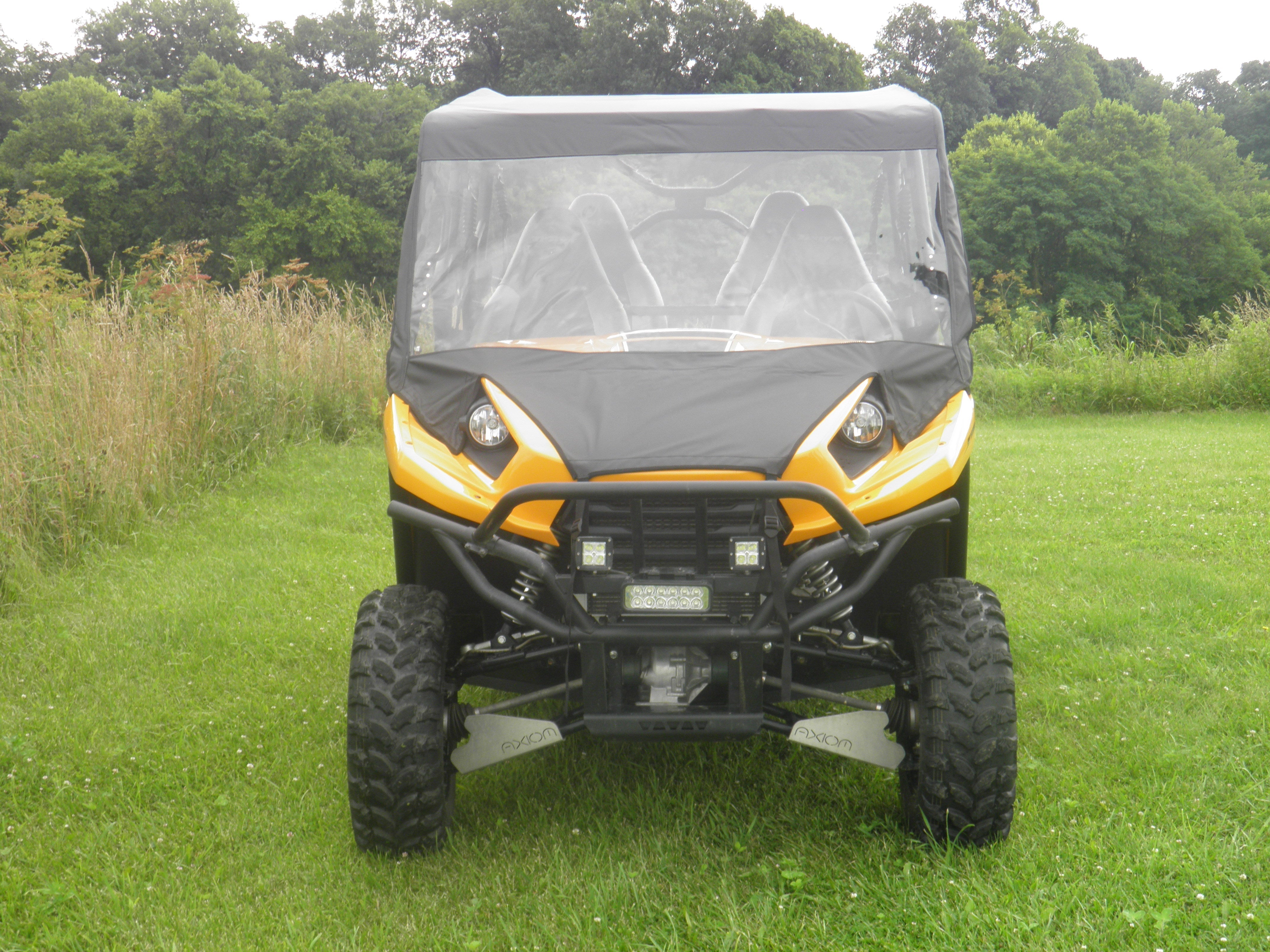 Photo of Kawasaki Teryx 4-Seater - Vinyl Windshield/Top Combo by 3 Star UTV - Premium Enclosures for UTVs / Side by Sides