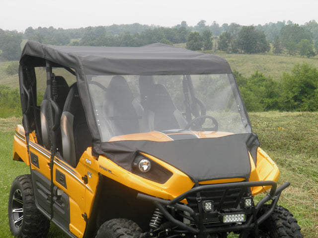Photo of Kawasaki Teryx 4-Seater - Vinyl Windshield/Top/Rear Combo by 3 Star UTV - Premium Enclosures for UTVs / Side by Sides