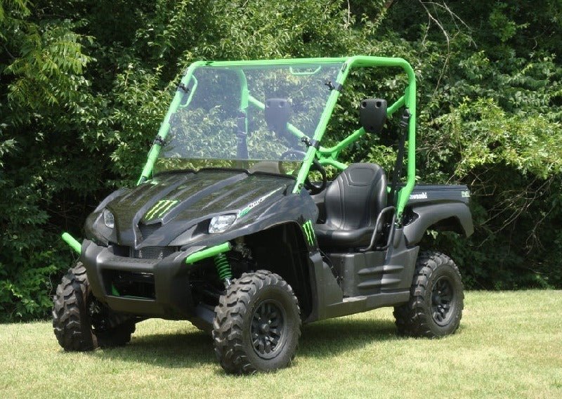 Photo of Kawasaki Teryx 750 - 2 Pc Vented Scratch-Resistant Windshield by 3 Star UTV - Premium Windshields for UTVs / Side by Sides