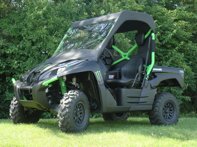 Photo of Kawasaki Teryx 750 - Vinyl Windshield/Top/Rear Combo by 3 Star UTV - Premium Enclosures for UTVs / Side by Sides